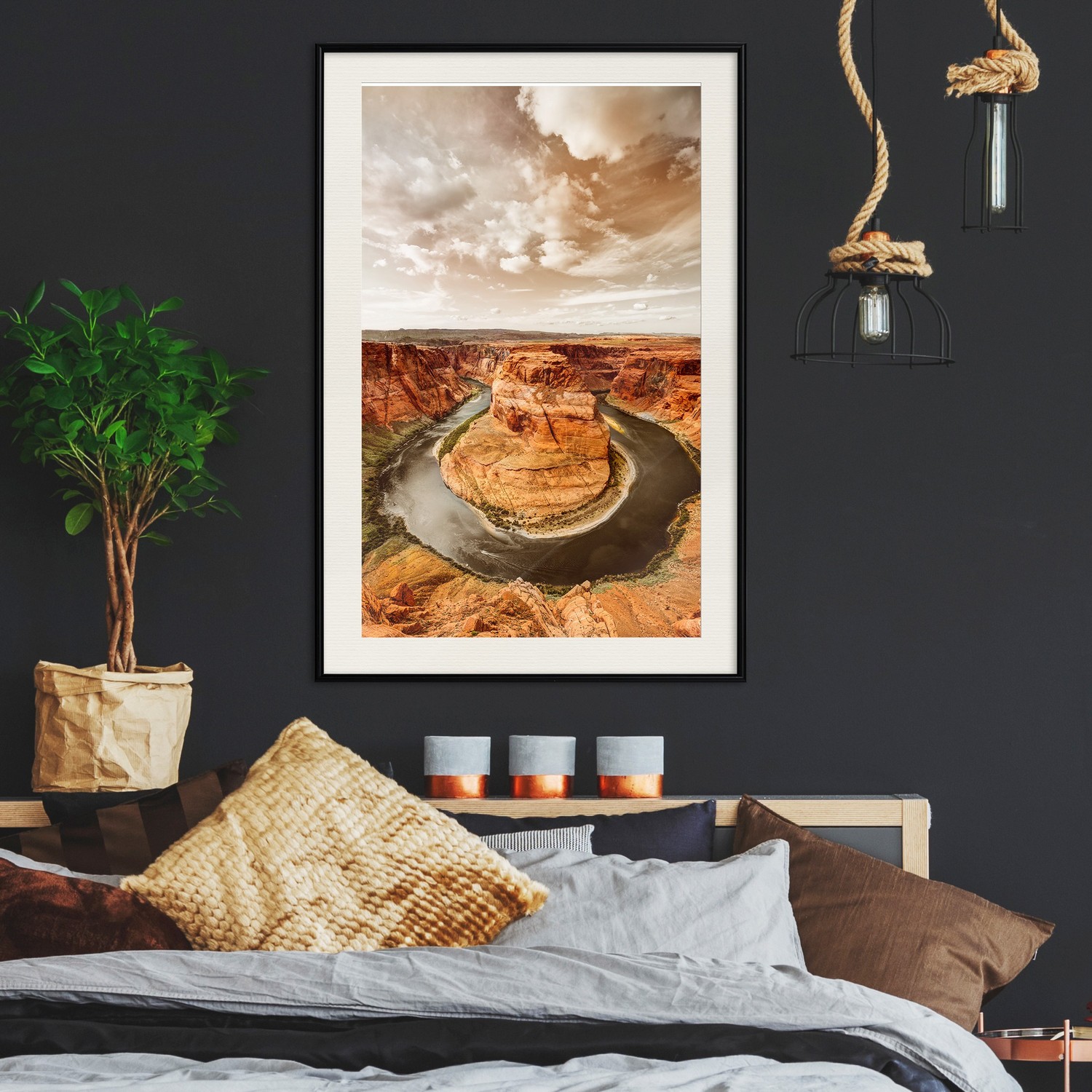 Poster Artgeist Affisch Rustic Landscape