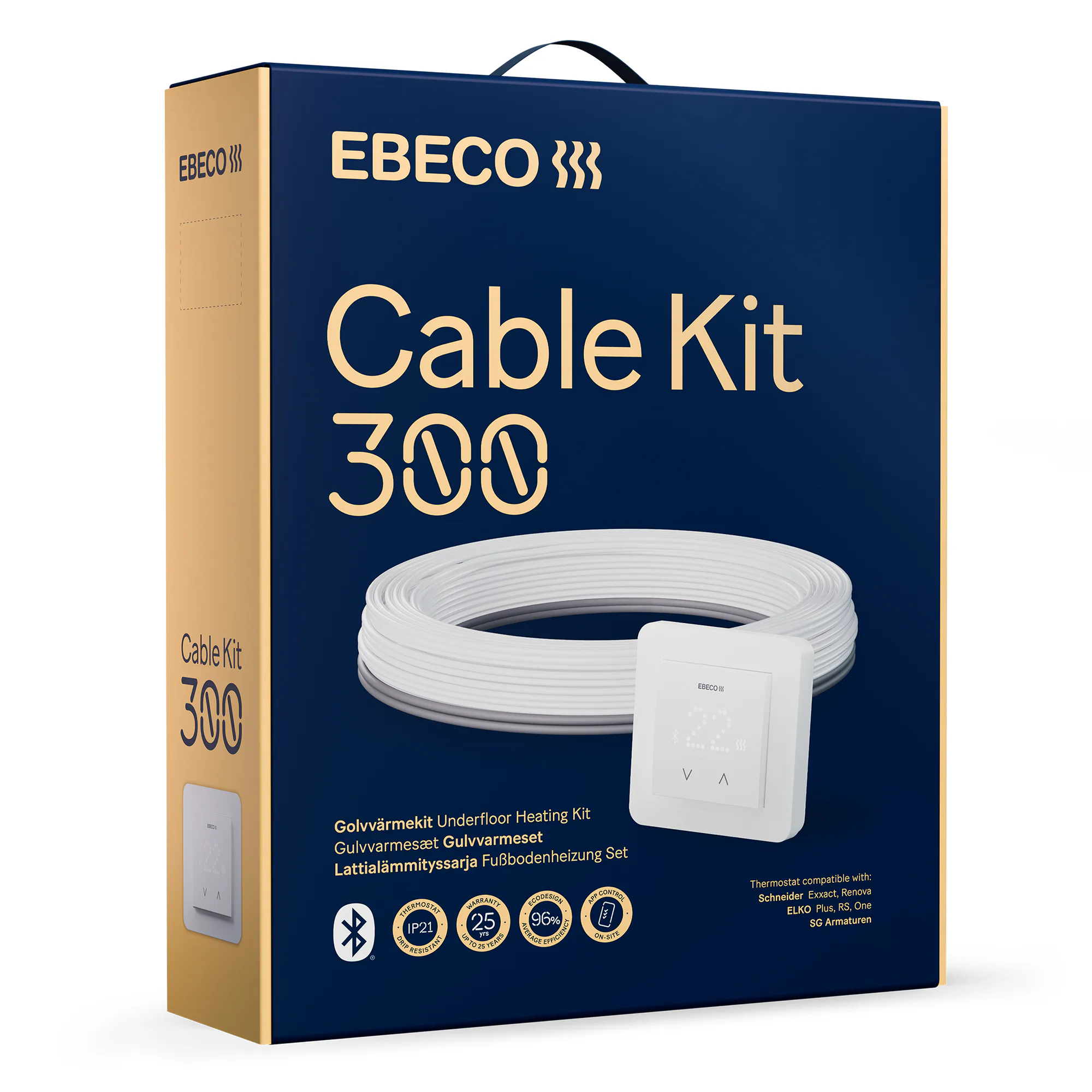 GOLVVÄRMEKIT 31M / 330W CABLE KIT 300 EBECO 31 m