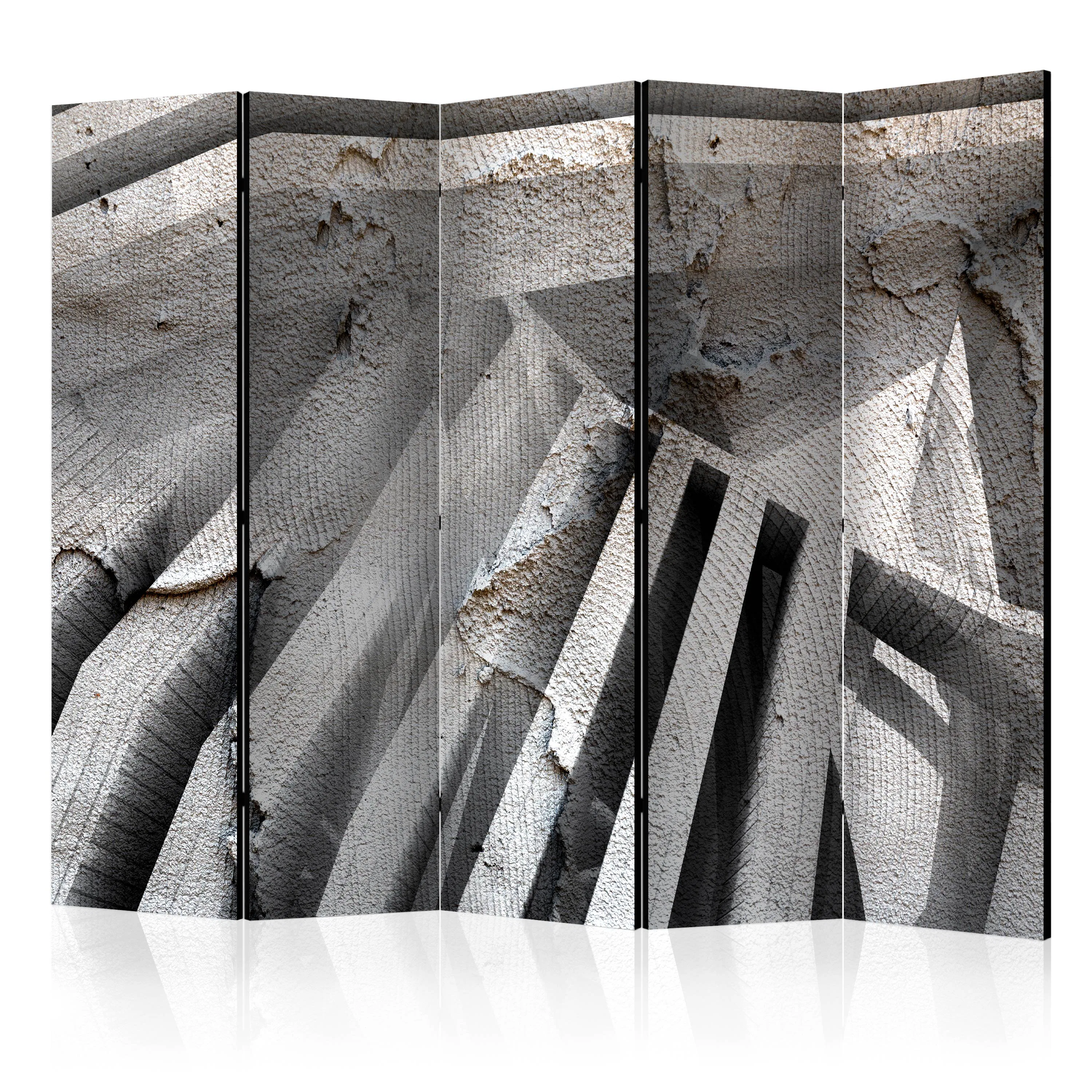 Rumsavdelare Skärmvägg Arkiio Beton 3D II 225x172 cm