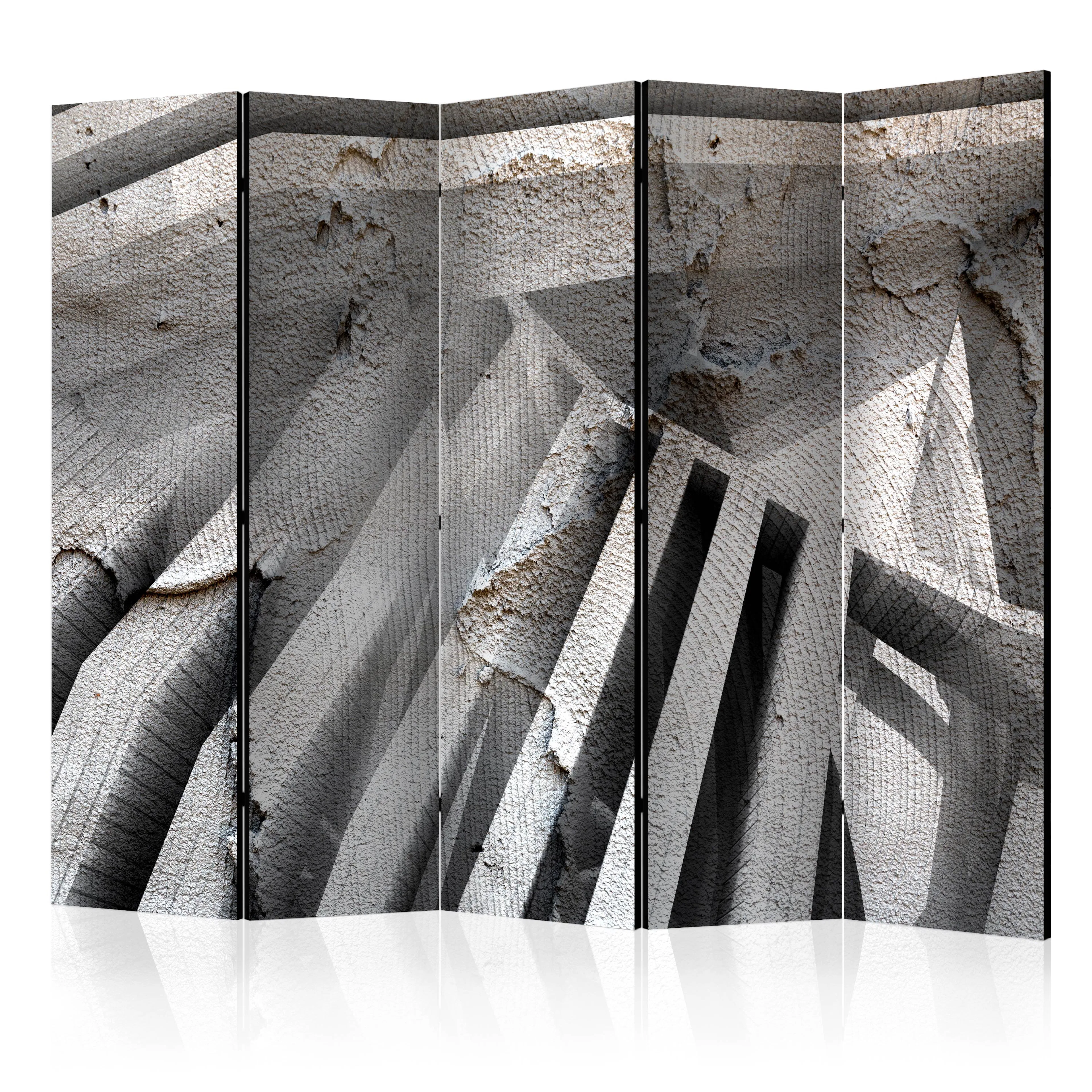 Rumsavdelare Skärmvägg Arkiio Beton 3D II 225x172 cm
