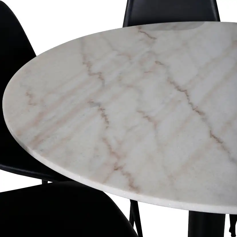 Matgrupp Venture Home Estelle med 6 Pobbie Stolar