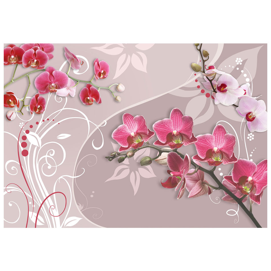 Fototapet Arkiio Flight Of Pink Orchids