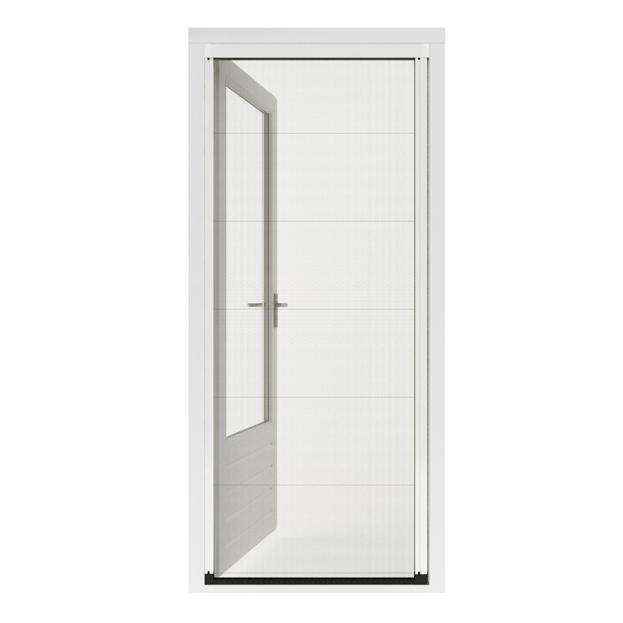 Insektsnät Lundbergs Plisserat Skjutdörr 960X2030-2060  mm Vit