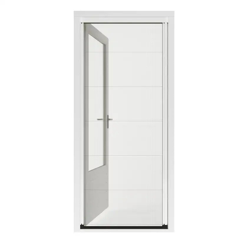 Insektsnät Lundbergs Plisserat Skjutdörr 960X2030-2060 mm Vit