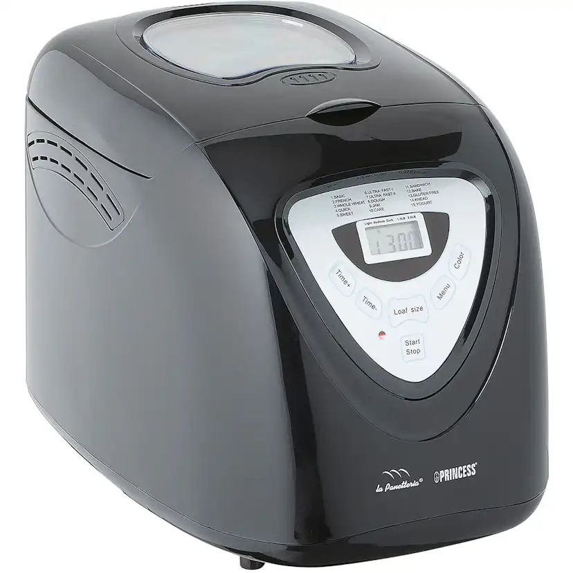 Bakmaskin Princess Black 900g 15 Program Digital