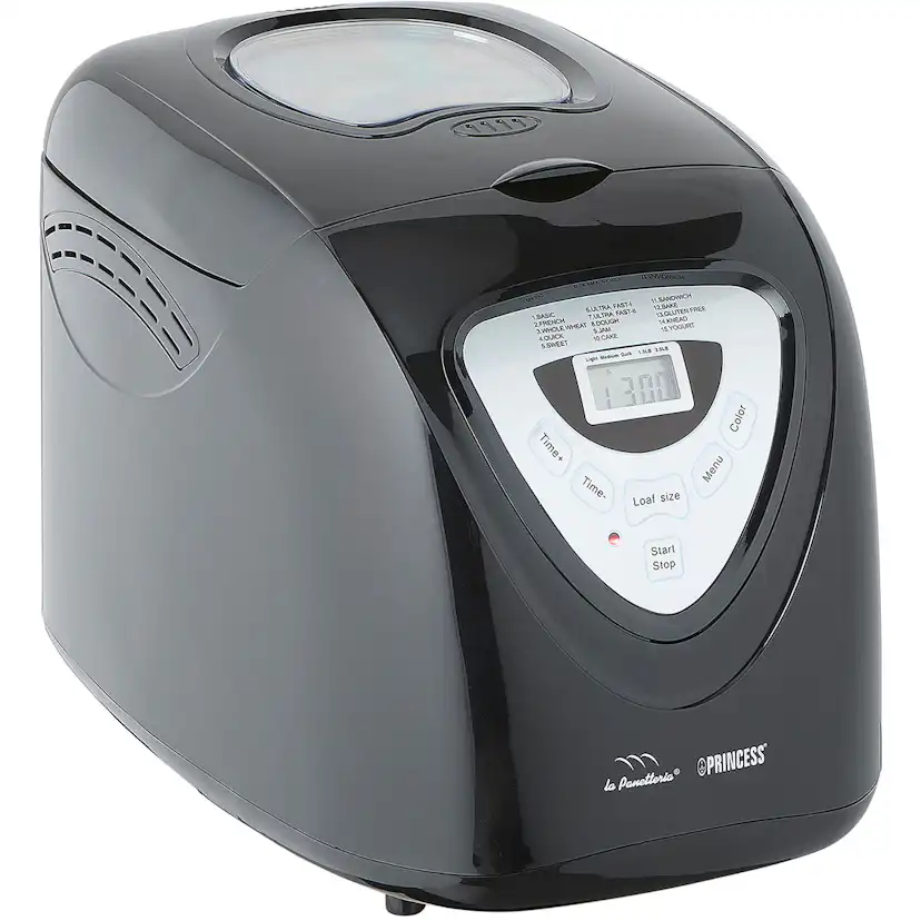 Bakmaskin Princess Black 900g 15 Program Digital