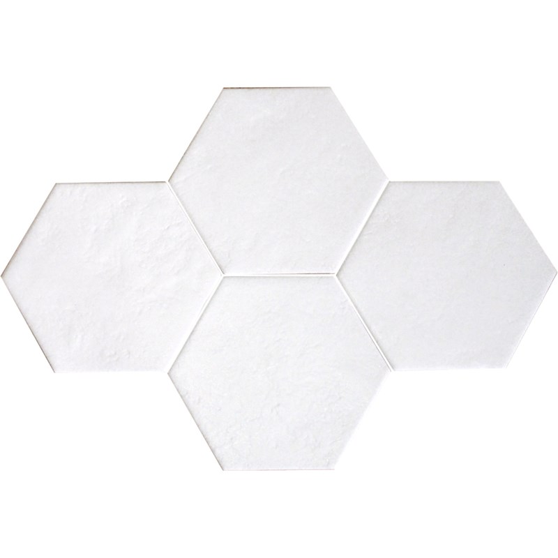 Klinker Konradssons Hexatile Blanco Vit 18x20 cm