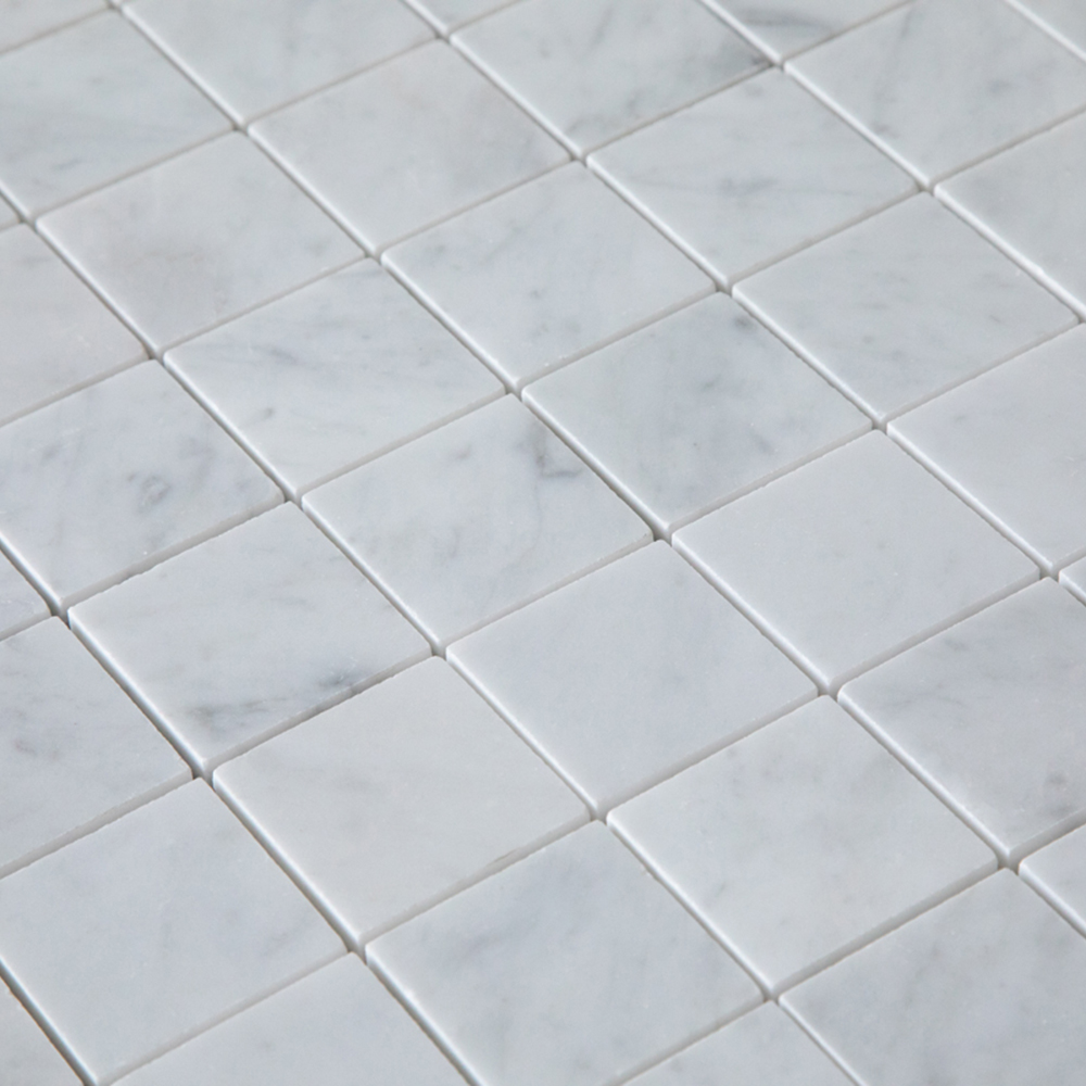 Natursten ArtStone Bianco Carrara C Polerad 5x5 cm