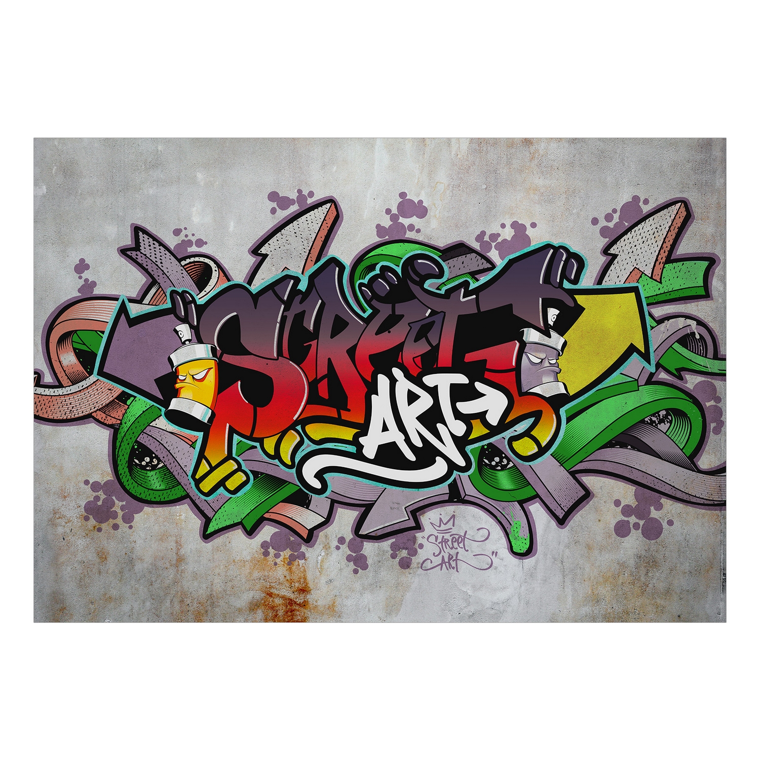 Fototapet Arkiio Självhäftande Street Classic Reggae Colours