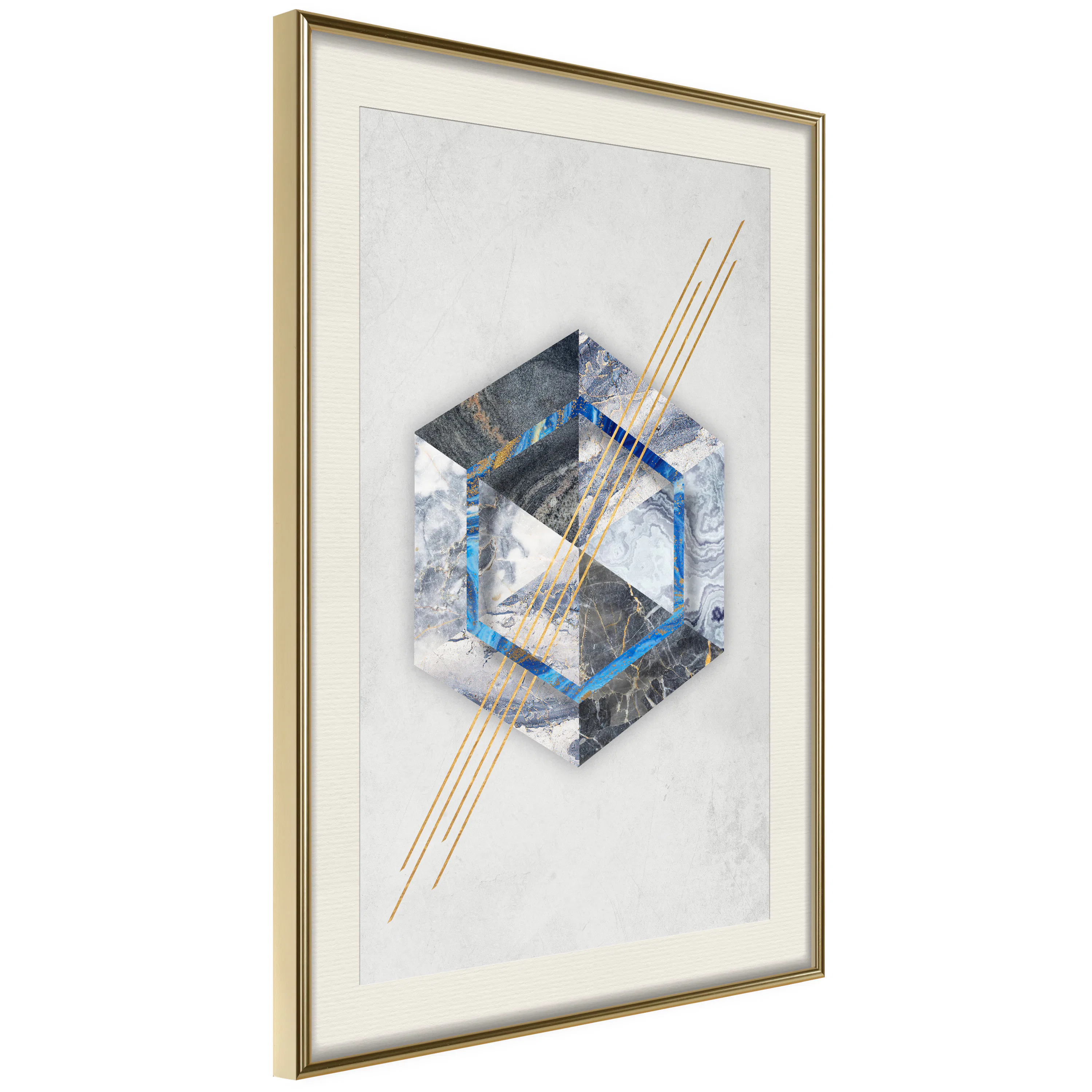 Poster Artgeist Affisch Hexagonal Eye