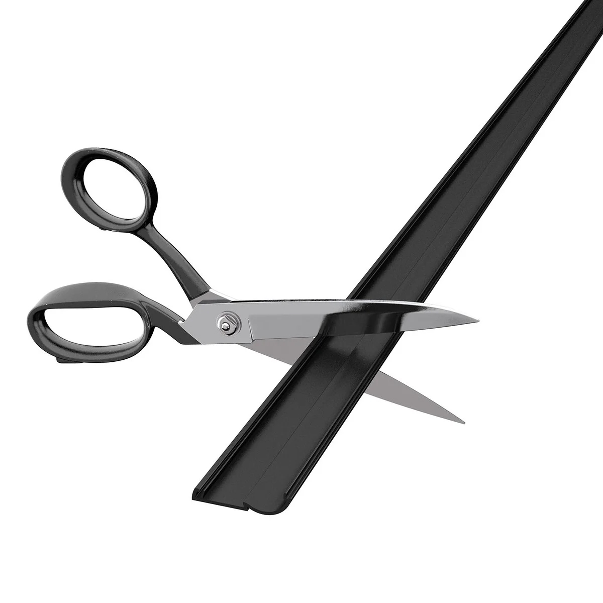 Kabelkanalsats D-LINE 20x10mm Självhäftande Svart för Kabelordning