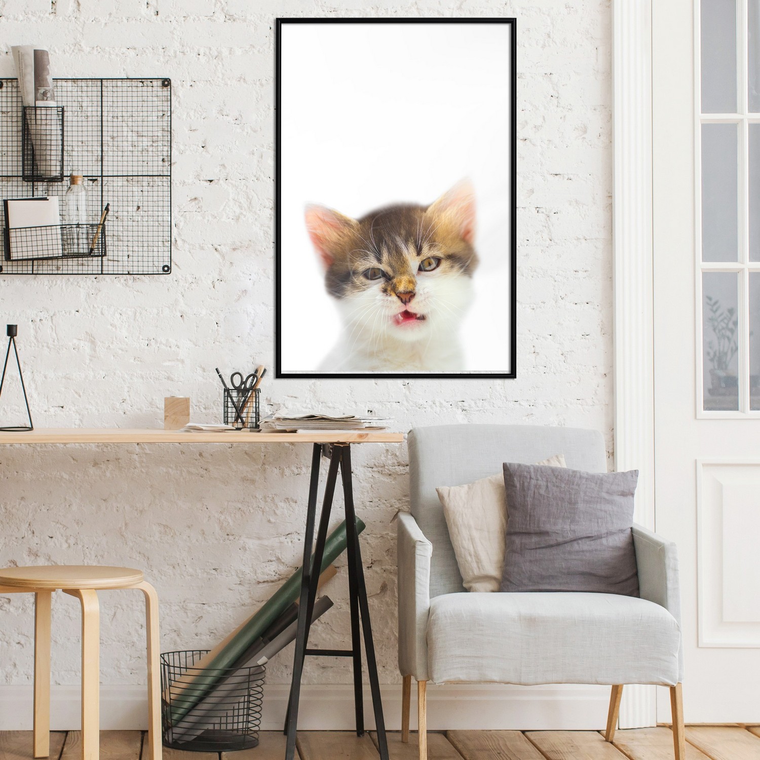 Poster Artgeist Affisch Vexed Cat