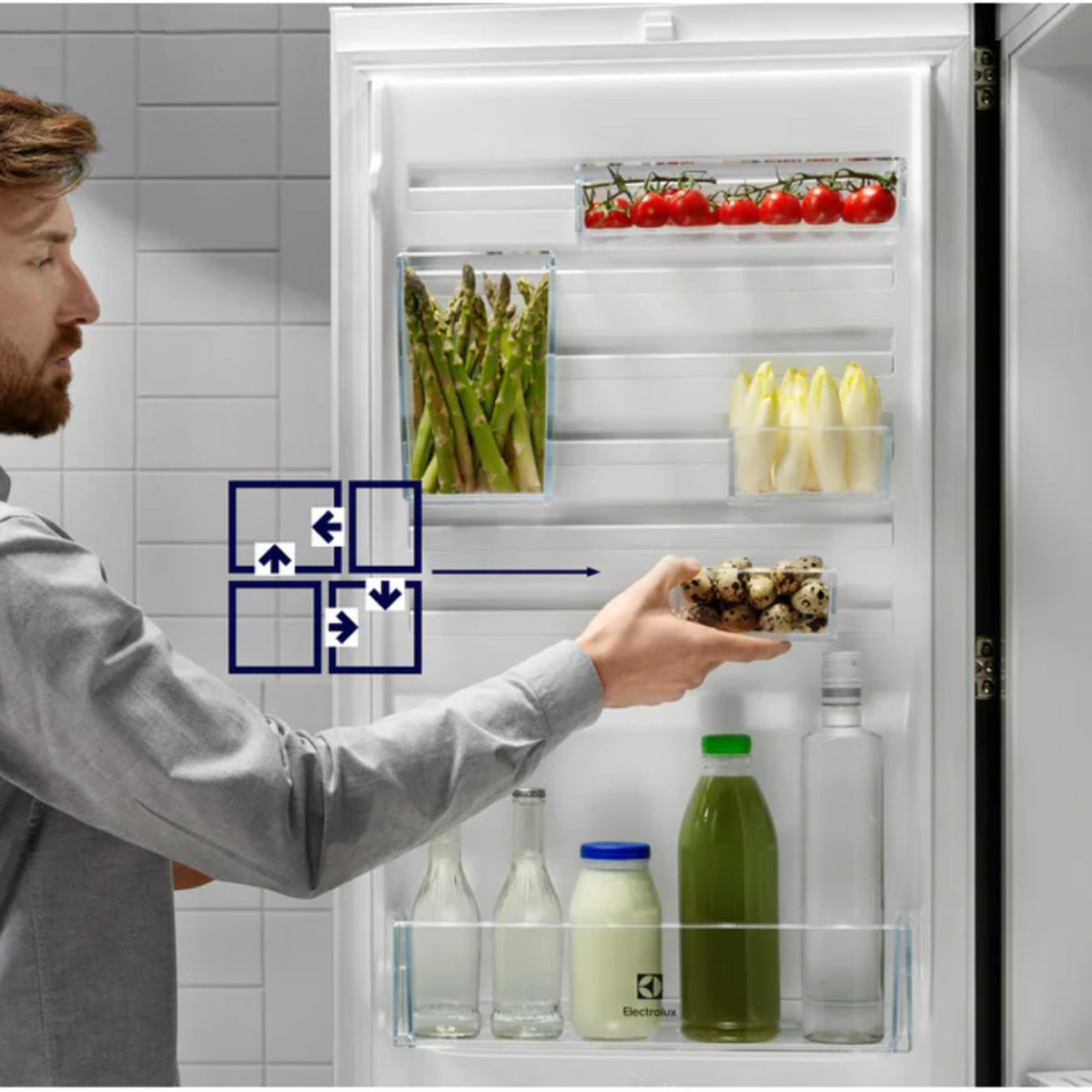 Kylskåp Electrolux LRC4DE35W-V