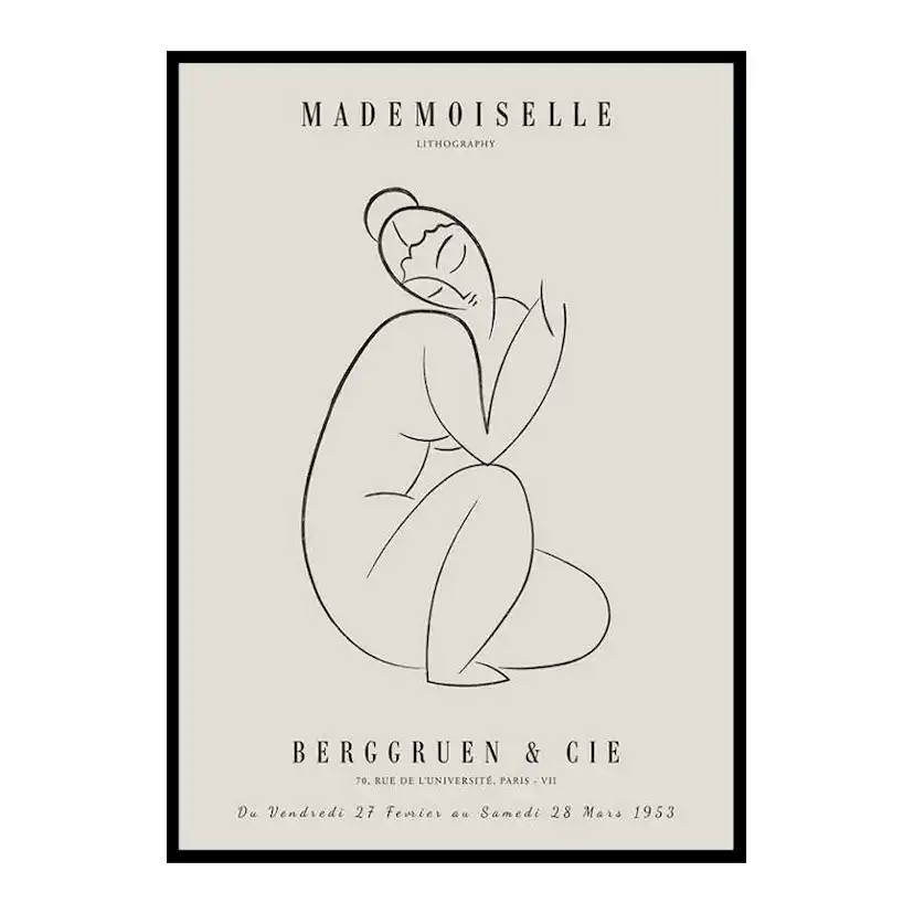 Poster Gallerix Picasso Mademoiselle No2