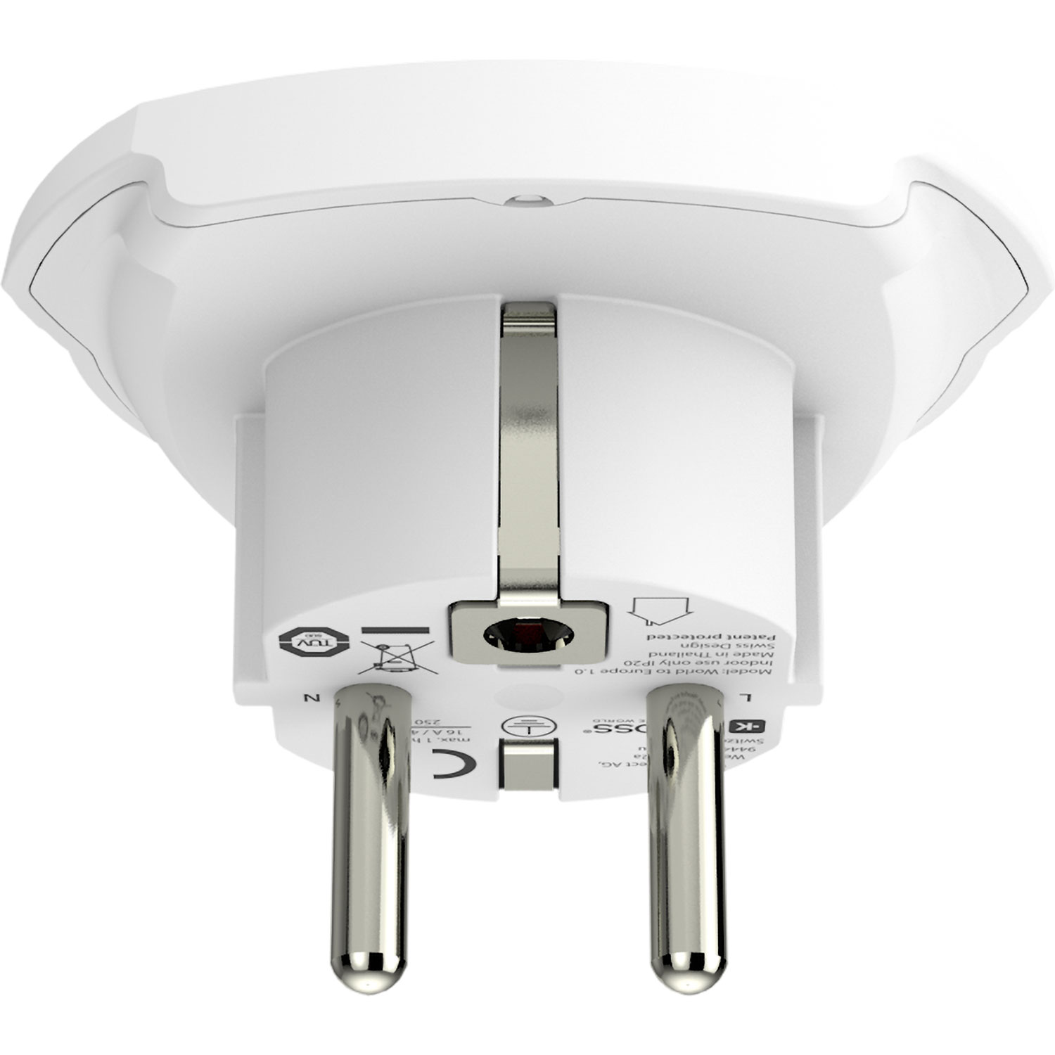 Reseadapter SKROSS Världen till Europa Jordad