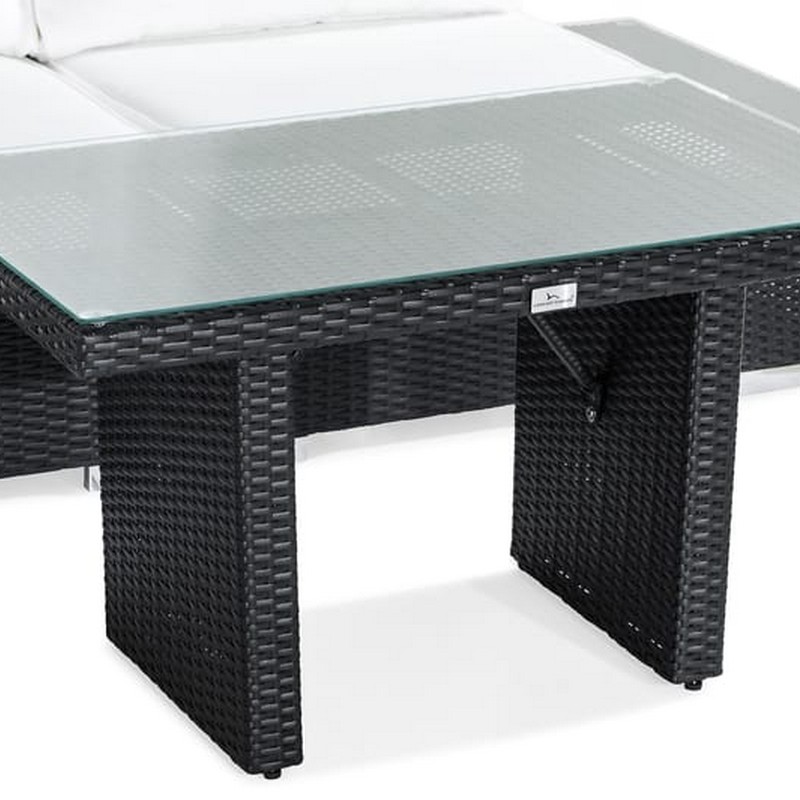 Loungegrupp Comfort Garden Bahamas 2-sits med Avslut och Bord