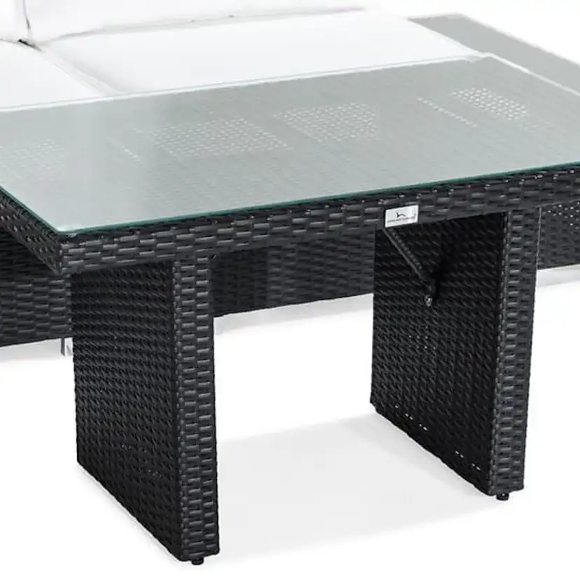 Loungegrupp Comfort Garden Bahamas 2-sits med Avslut och Bord