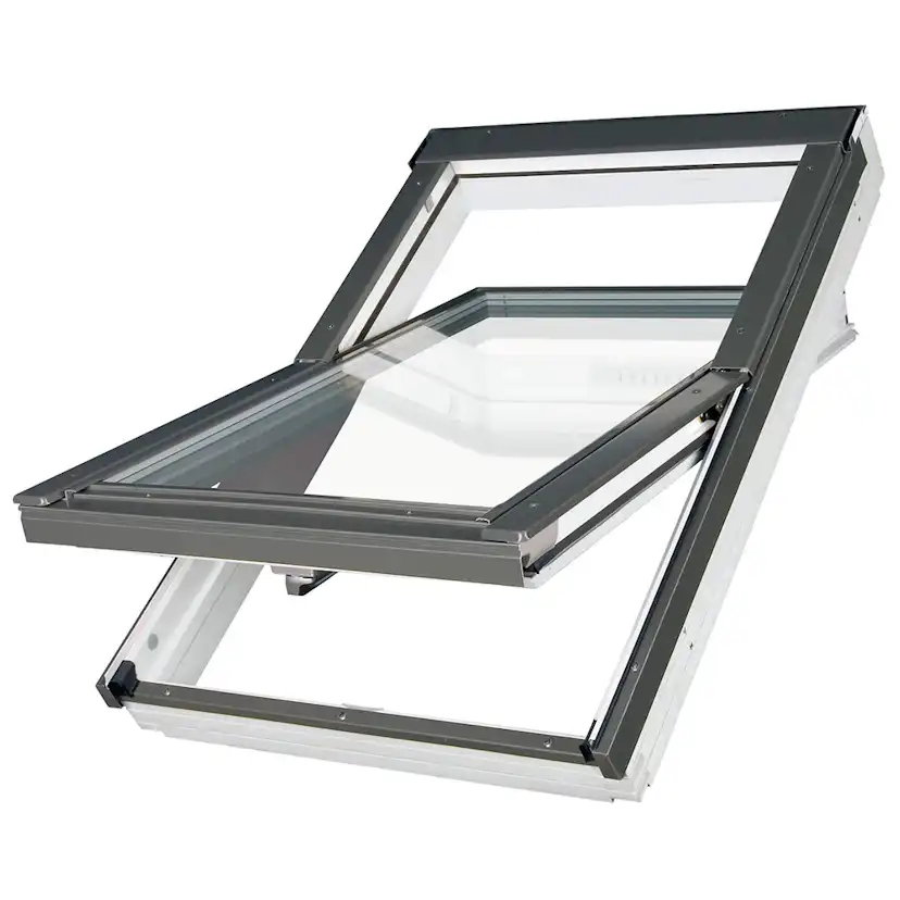 Takfönster Fakro Premium Pivåhängt 2-Glas Aluminium