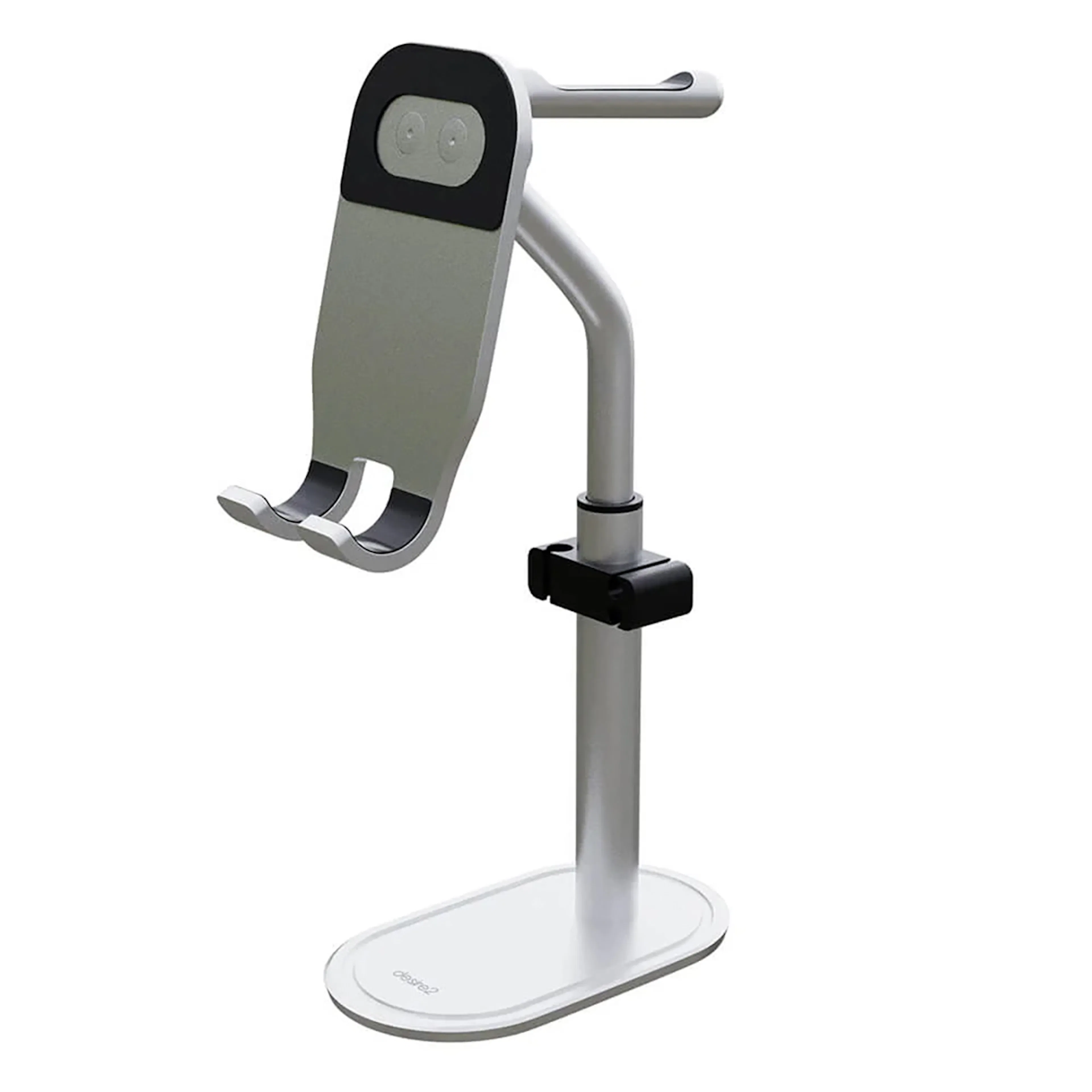 Övriga Mobiltillbehör DESIRE2 Hörlursställ och Mobiltelefonhållare Headrest Pro Silver