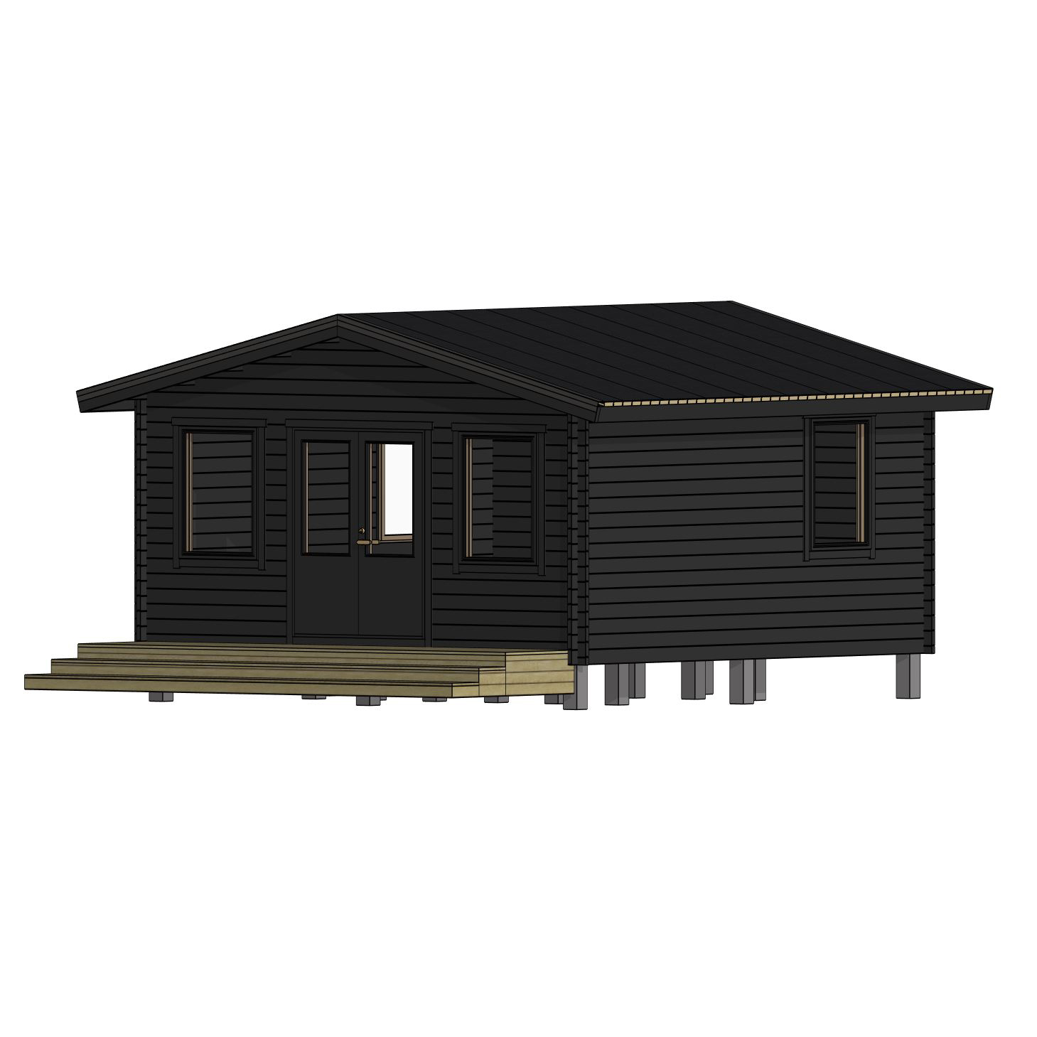 Friggebod LP Garden V-XXL (25m2)