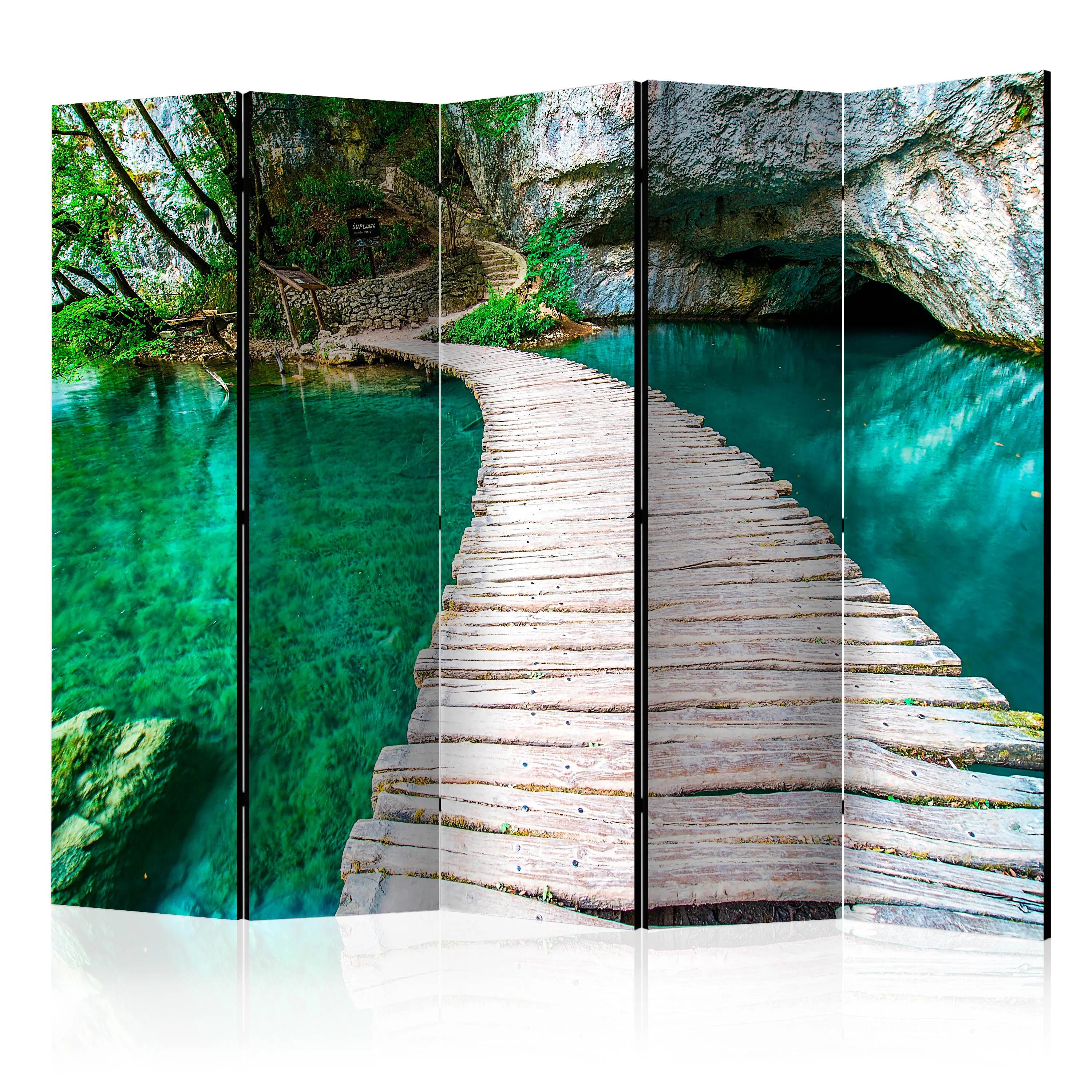 Rumsavdelare Skärmvägg Arkiio Plitvice Lakes National Park Croatia II 225x172 cm
