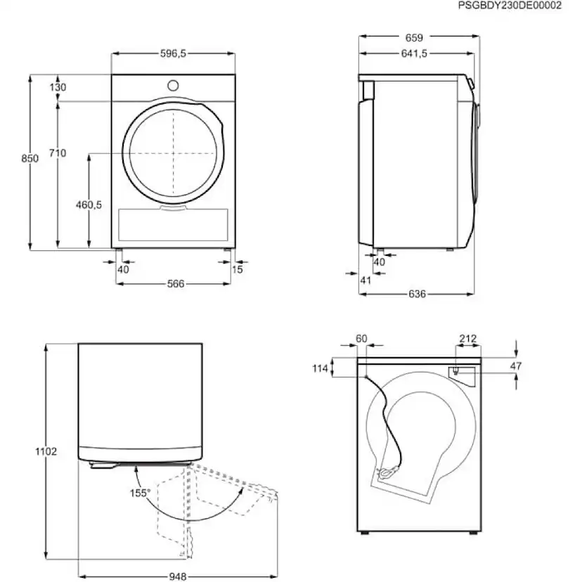 Värmepumpstorktumlare Electrolux EDI7H2E95G