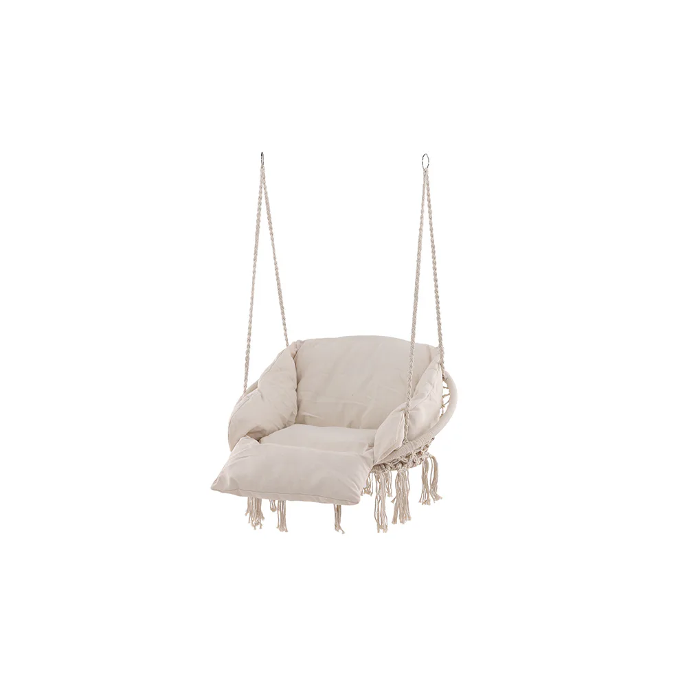 Hamtic Swing Steel/Fabric - White / w pillows Vit