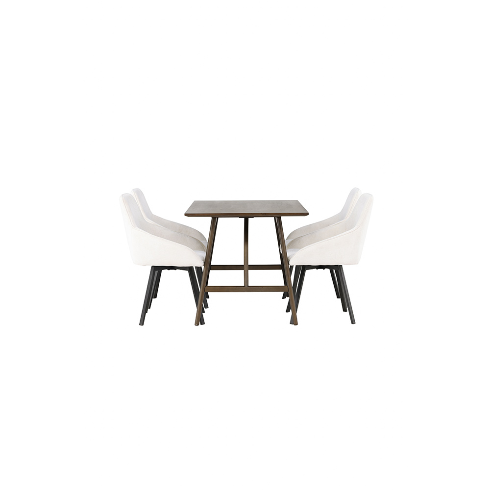 Matgrupp Venture Home Kaseidon med 4 st Rosie stolar