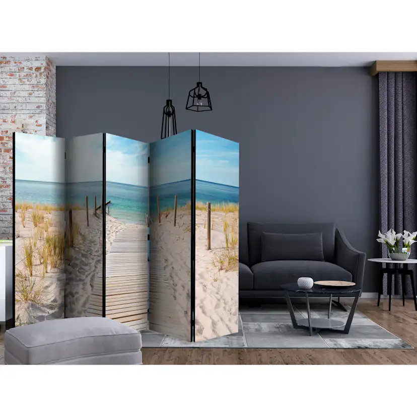 Rumsavdelare Skärmvägg Arkiio Holiday at the Seaside II 225x172 cm