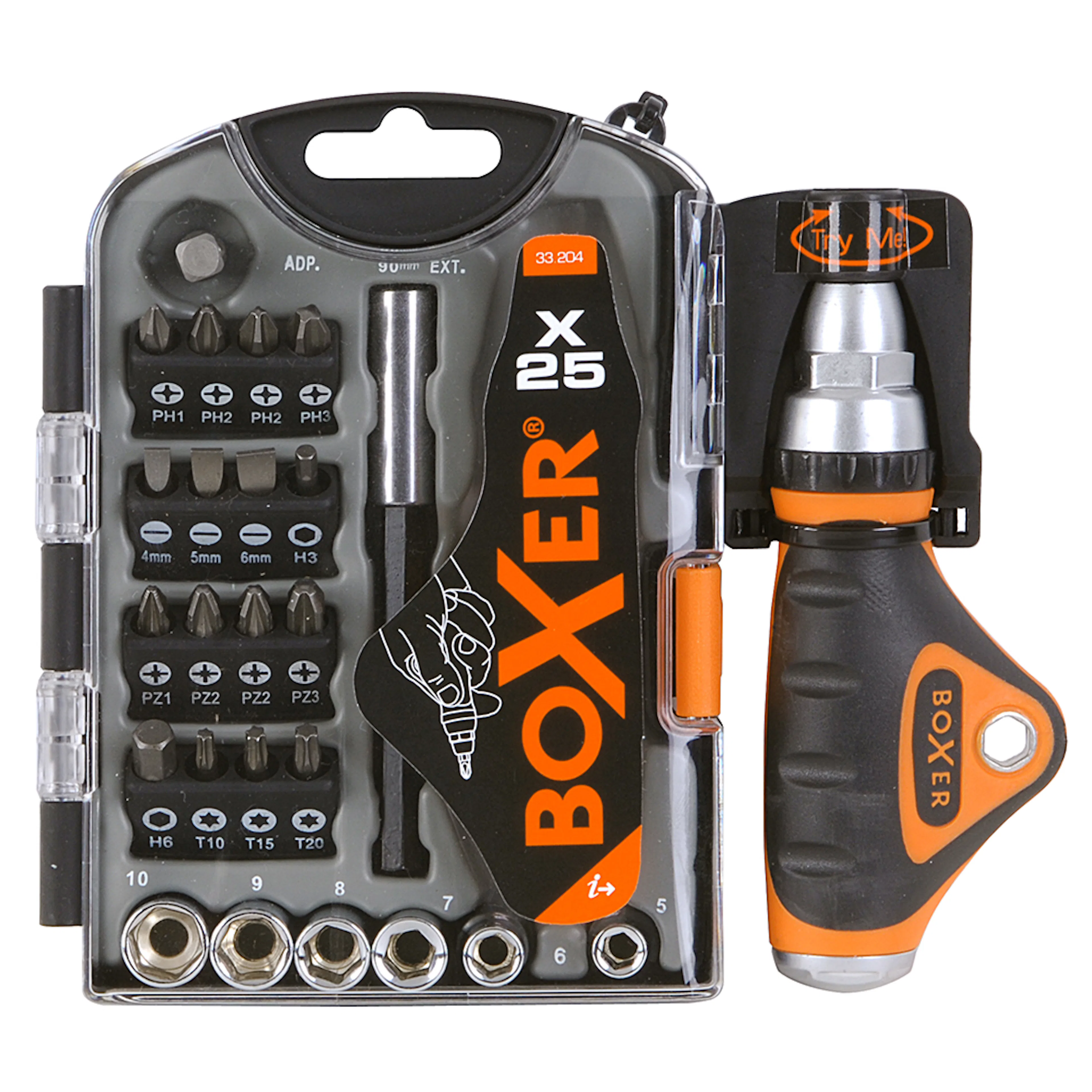 Hyls-/Bitsset Boxer 25-delar
