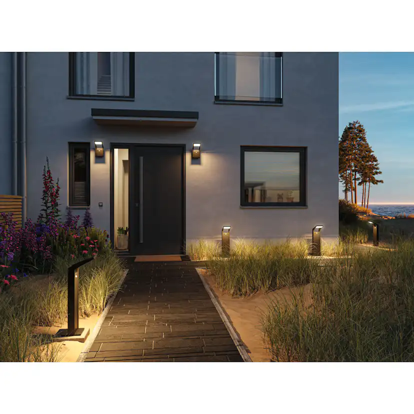Pollare LED Paulmann Juntea med Skymningsstyrd rörelsedetektor Seawater Resistant IP44 230V