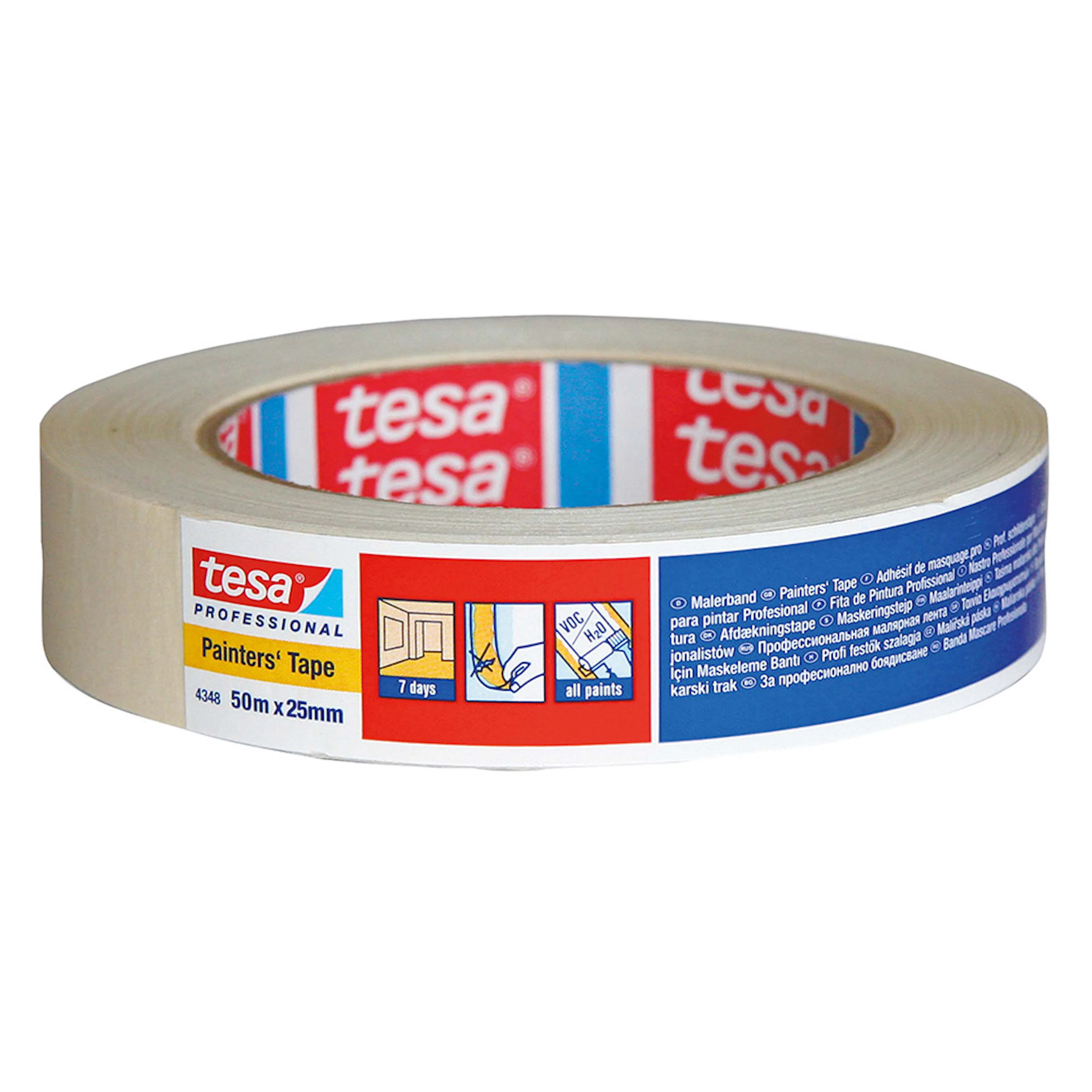 Maskeringstejp Tesa 25 mm 50 m 4348