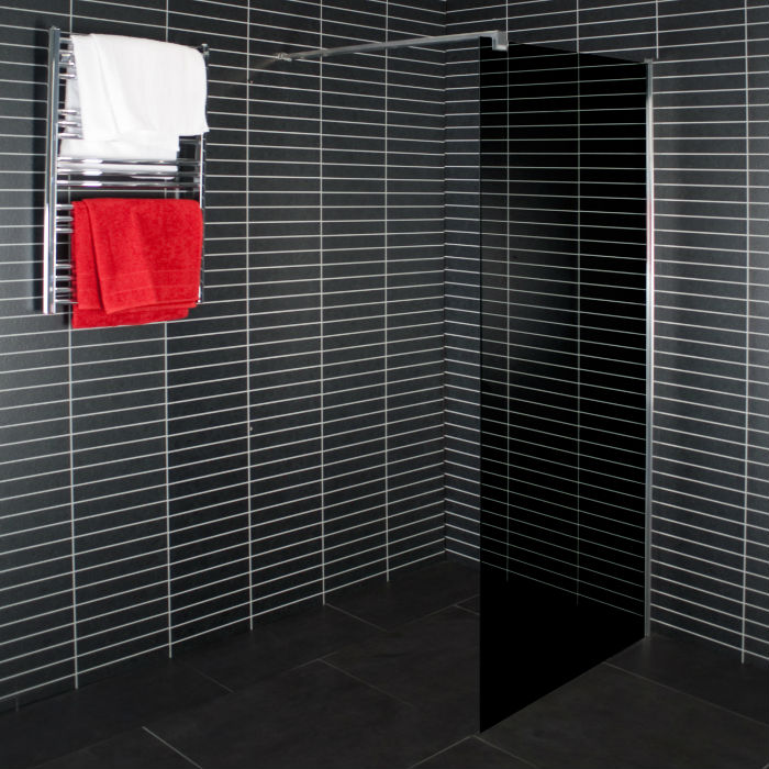 Duschvägg Arrow Wall Tonat glas Bredd: 660 mm