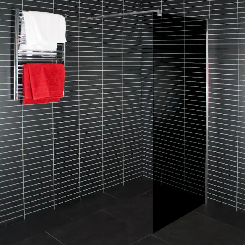 Duschvägg Arrow Wall Tonat glas Bredd: 660 mm