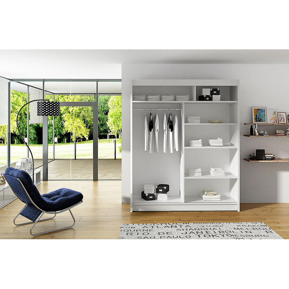 Garderob Scandinavian Choice Leila med Skjutdörrar och Spegel