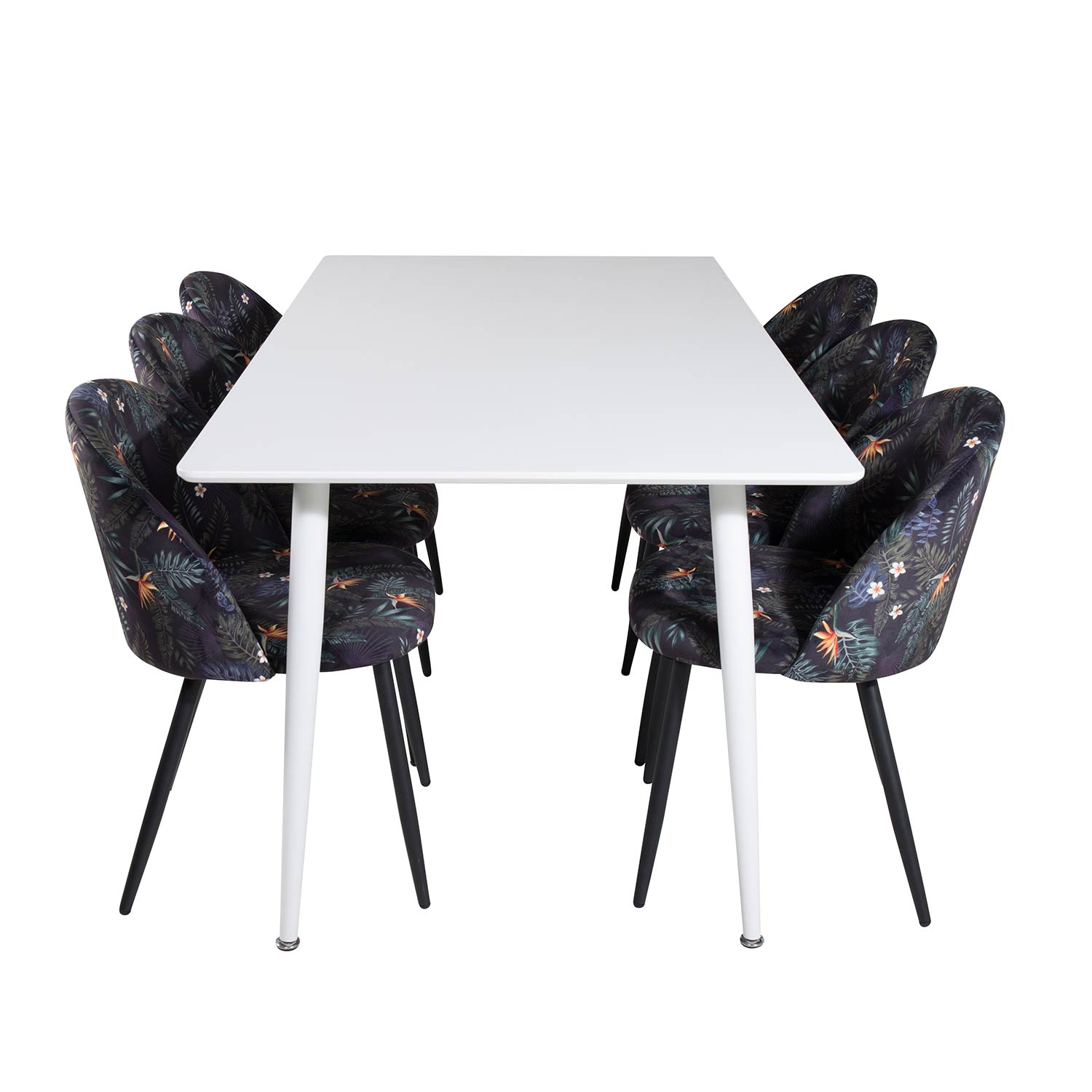 Matgrupp Venture Home Pobbie med 6 Valentina Stolar Polyestertyg