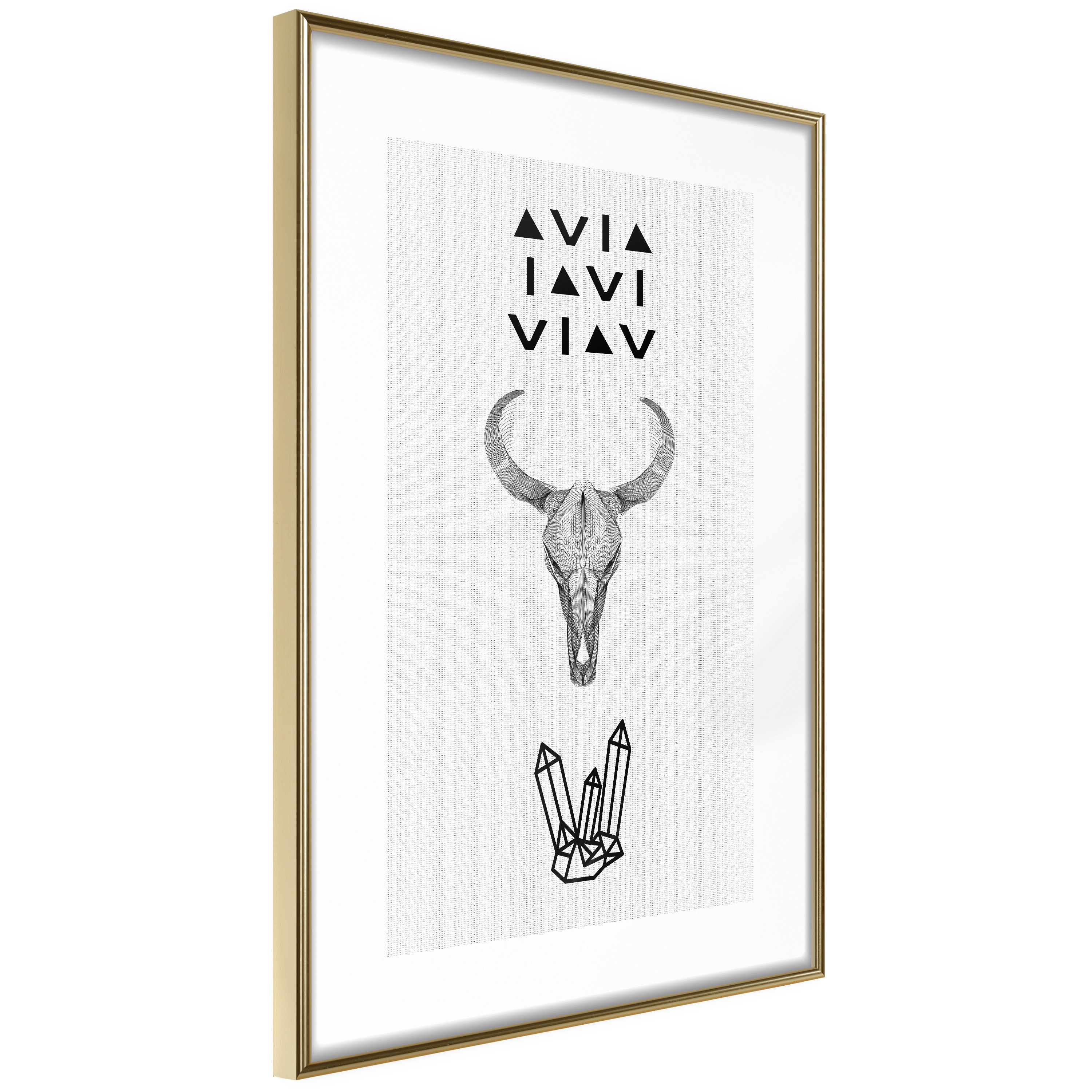 Poster Artgeist Affisch Animal Skull