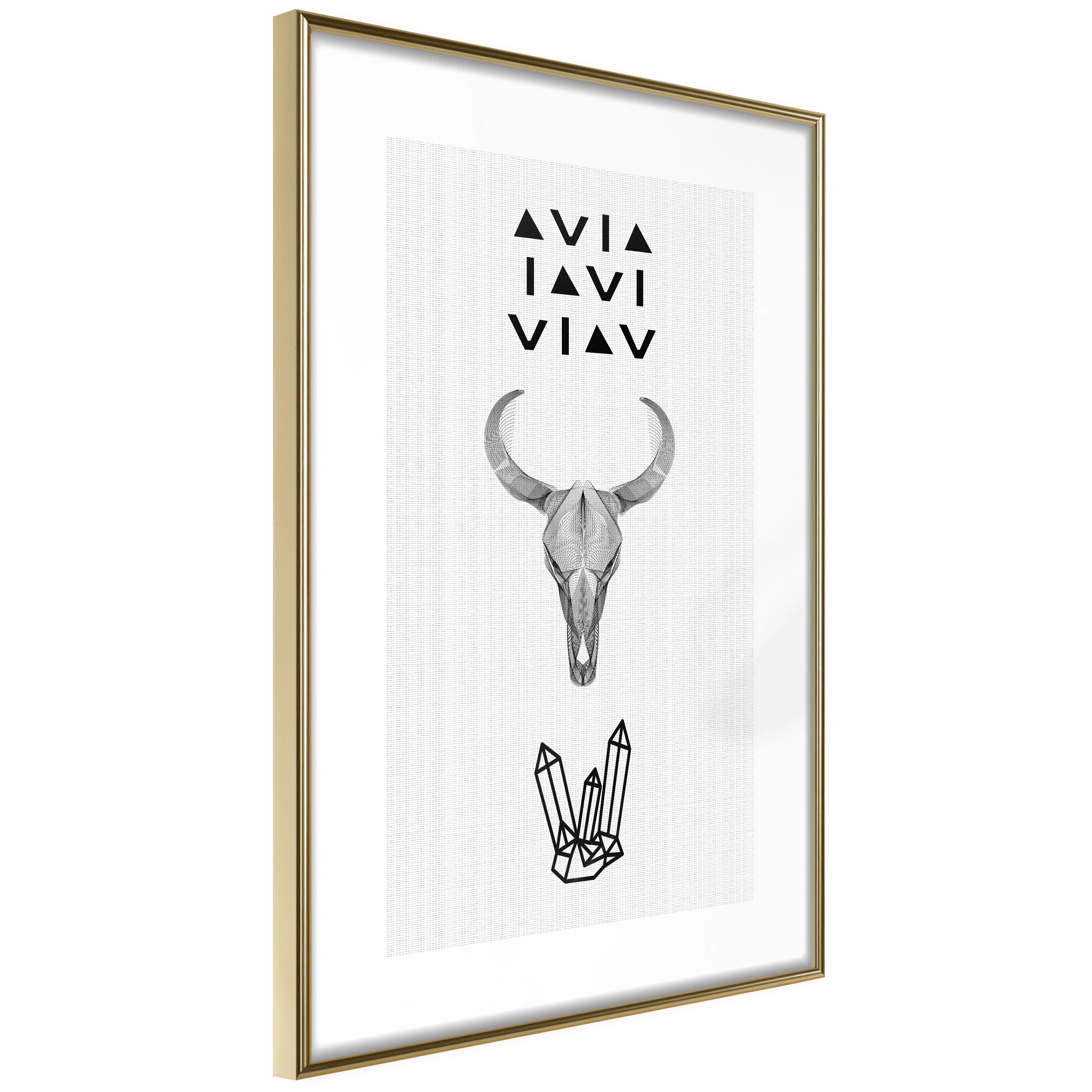 Poster Artgeist Affisch Animal Skull