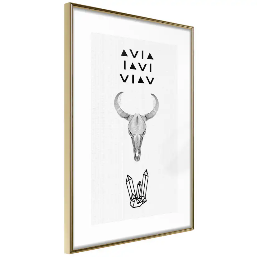 Poster Artgeist Affisch Animal Skull