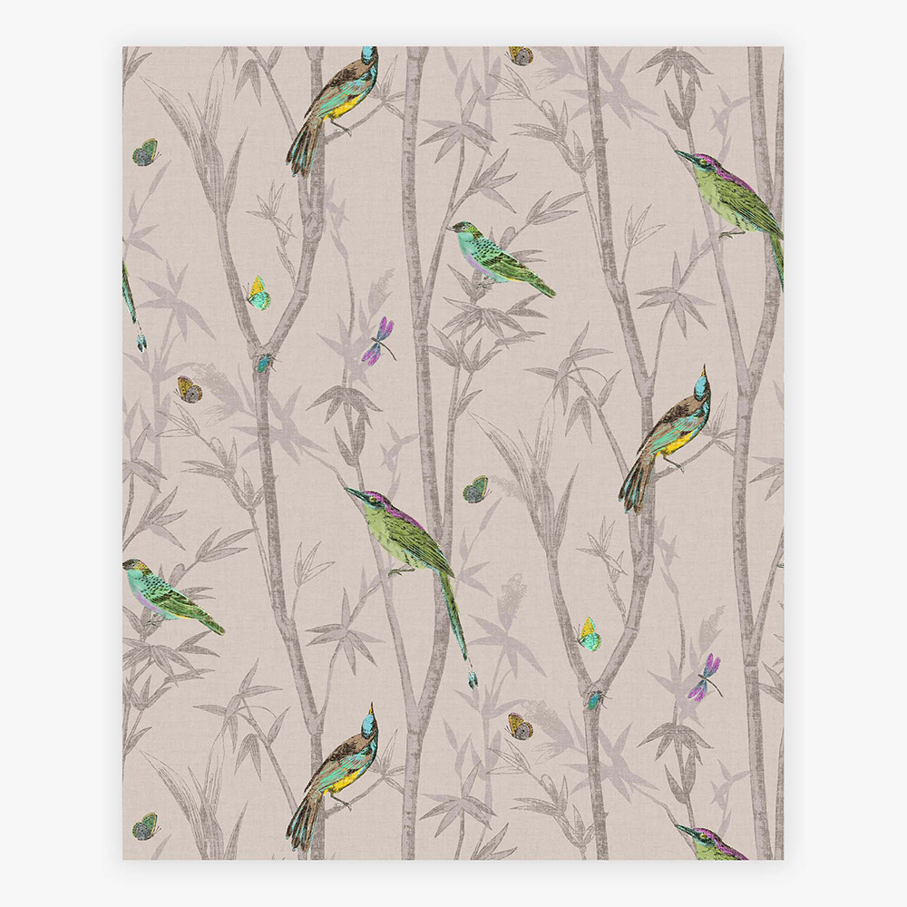 Tapet NEXT Chinoiserie Bird Trail Natural