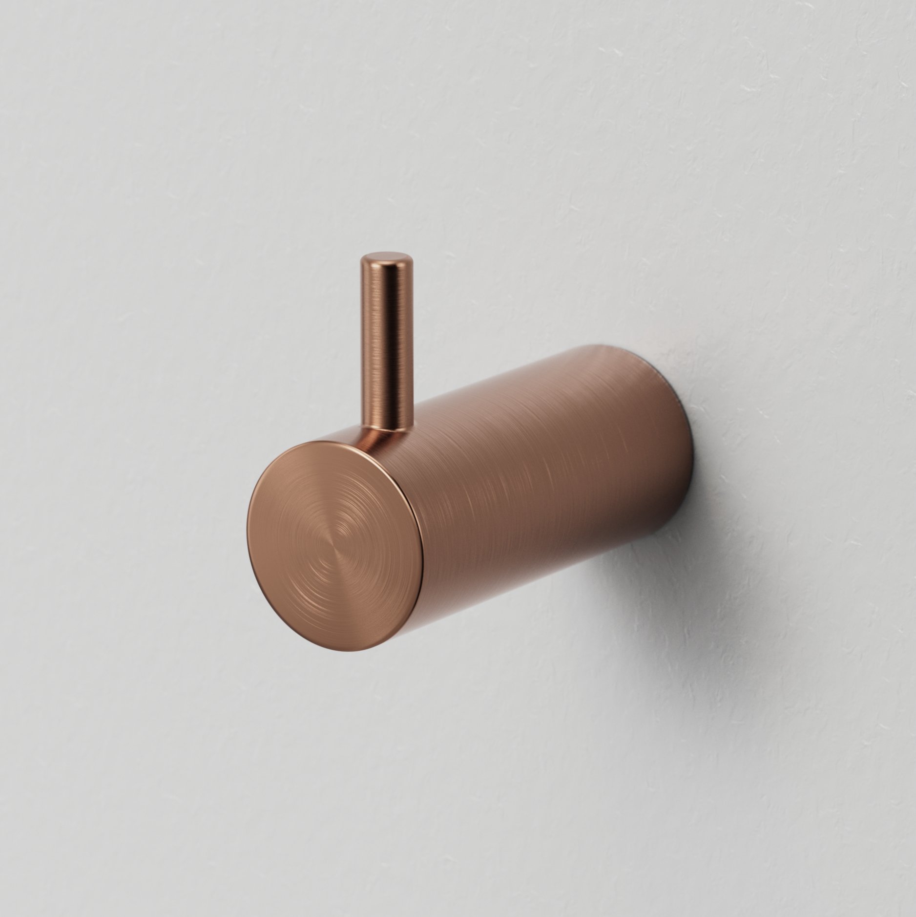 Krok Line, Brushed Bronze, 16x28x37 mm (BxHxD). Brushed Bronze