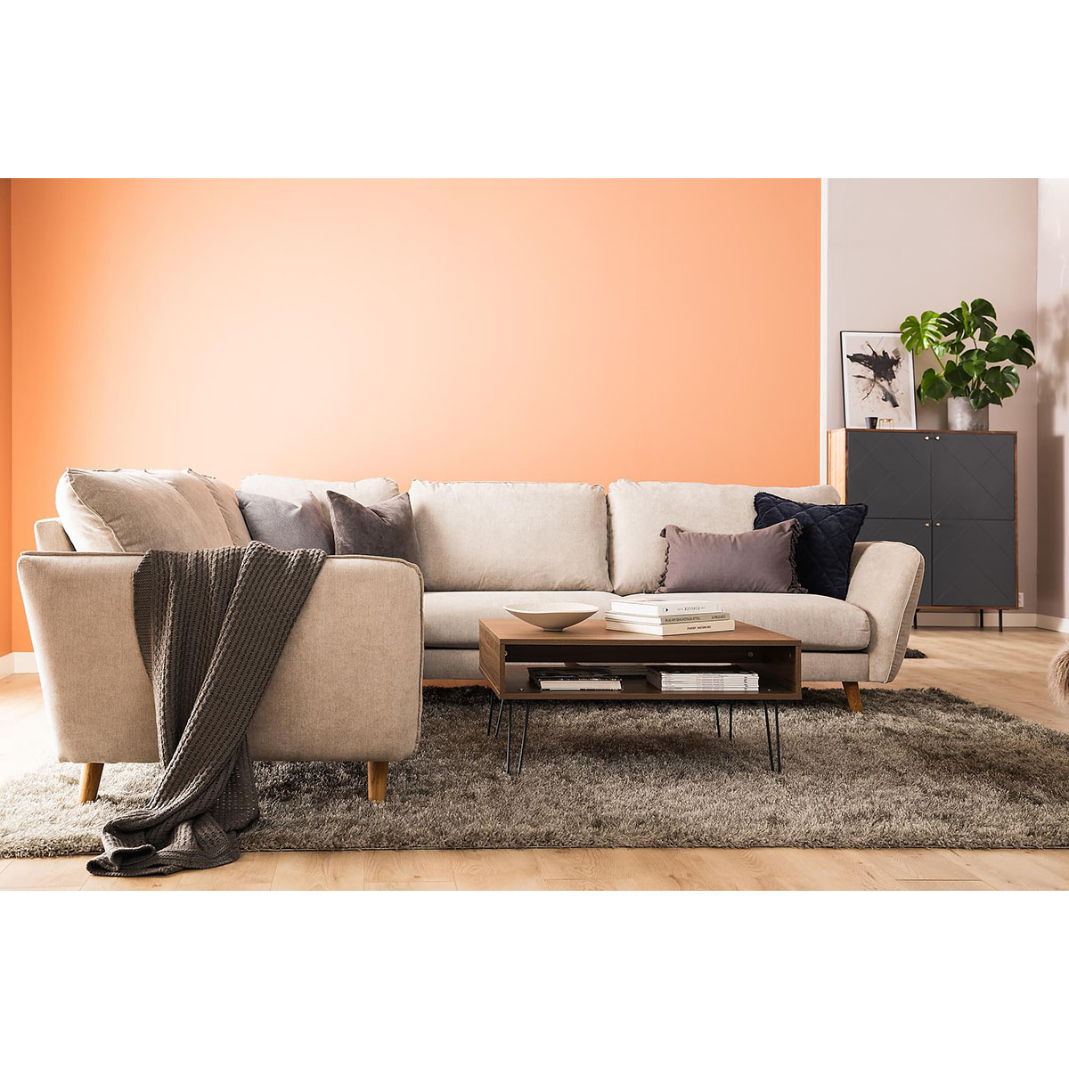 Hörnsoffa Scandinavian Choice Trend Lyx Vänster