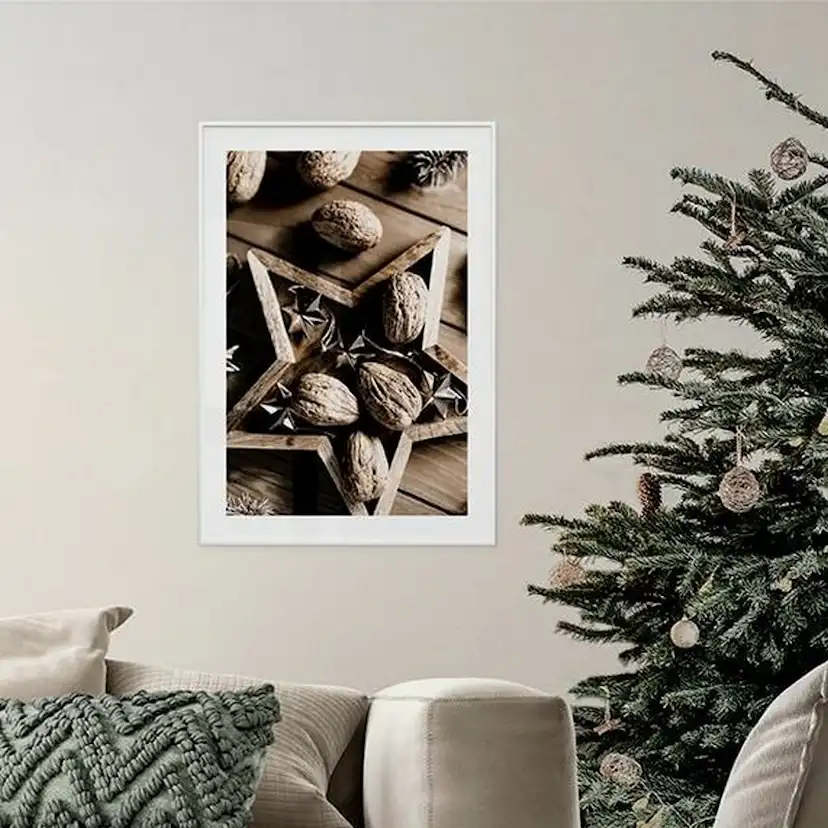 Poster Gallerix Walnuts In Wooden Star