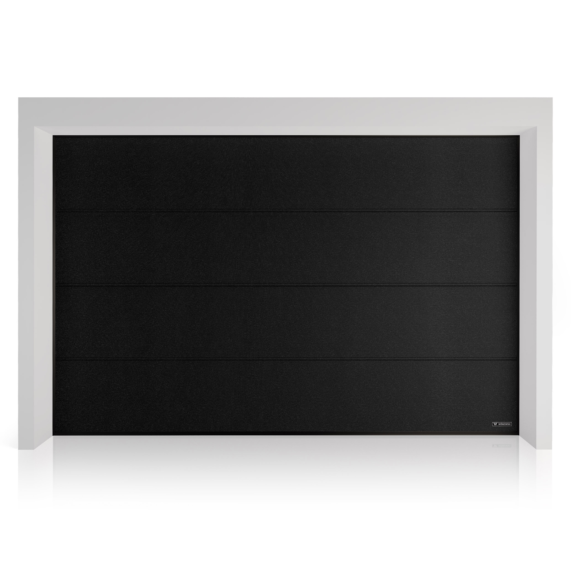 Garageport Nordic Home 240 x 200 cm Svart