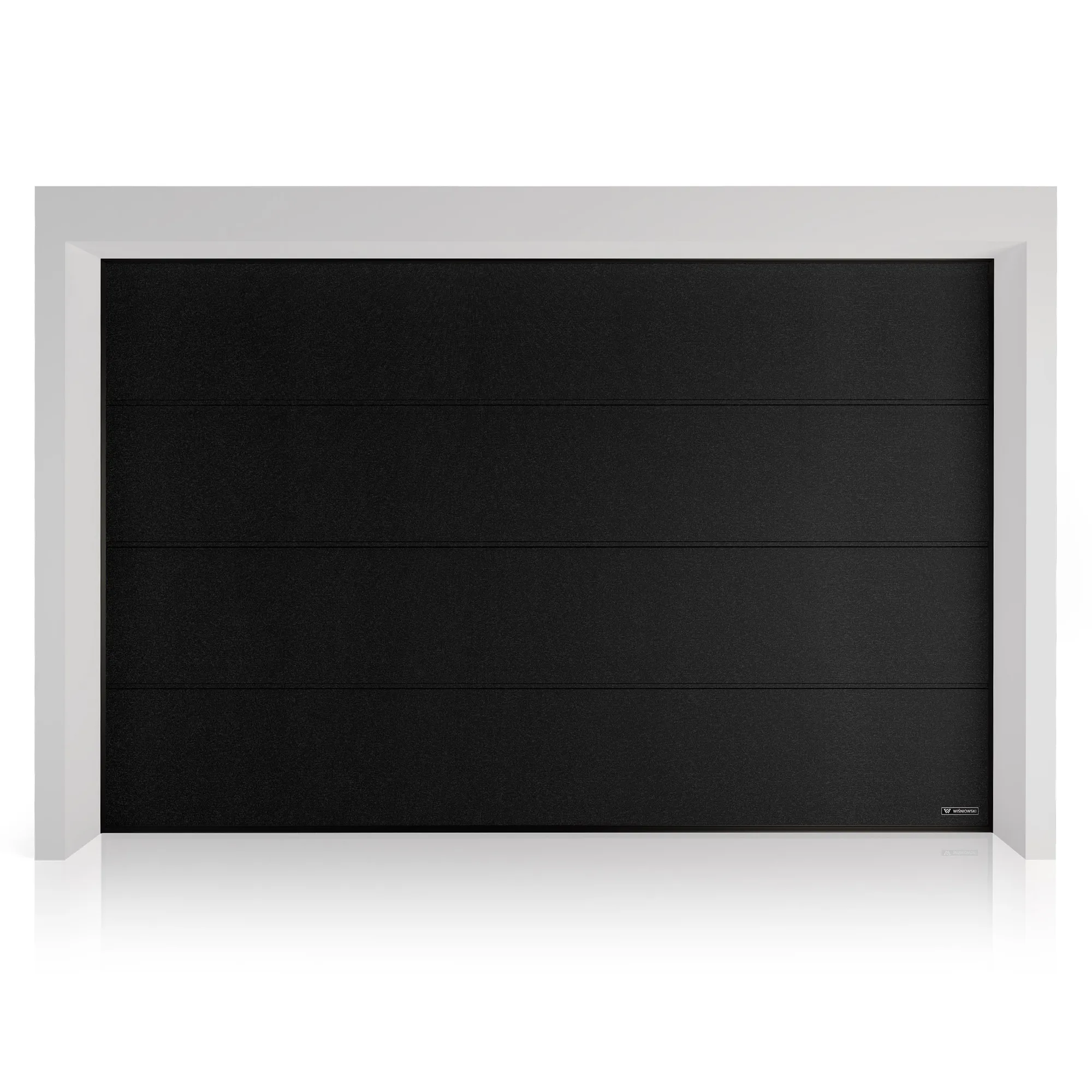 Garageport Nordic Home 240 x 200 cm Svart