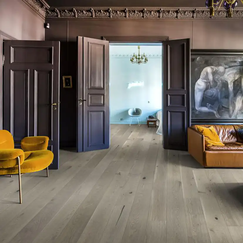 Parkettgolv Kährs Beyond Retro Pearl Grey Ultramatt Lack Ek 1-Stav