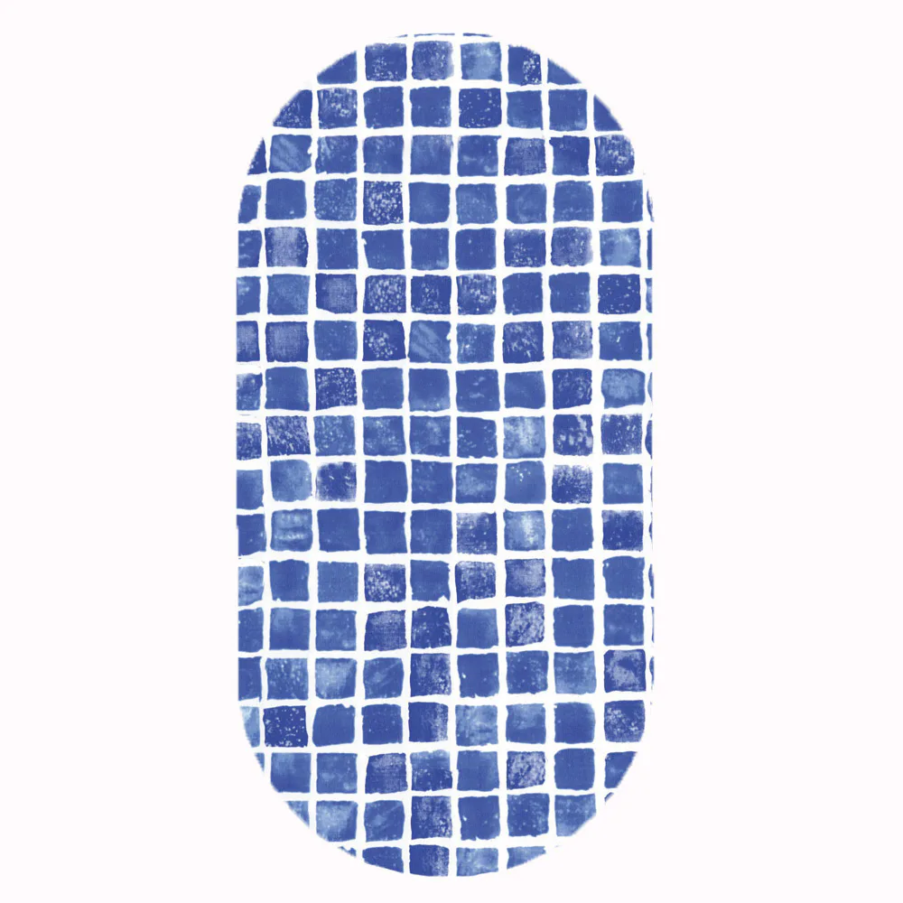 Oval Poolliner Planet Pool Mönstrad Djup 150 cm