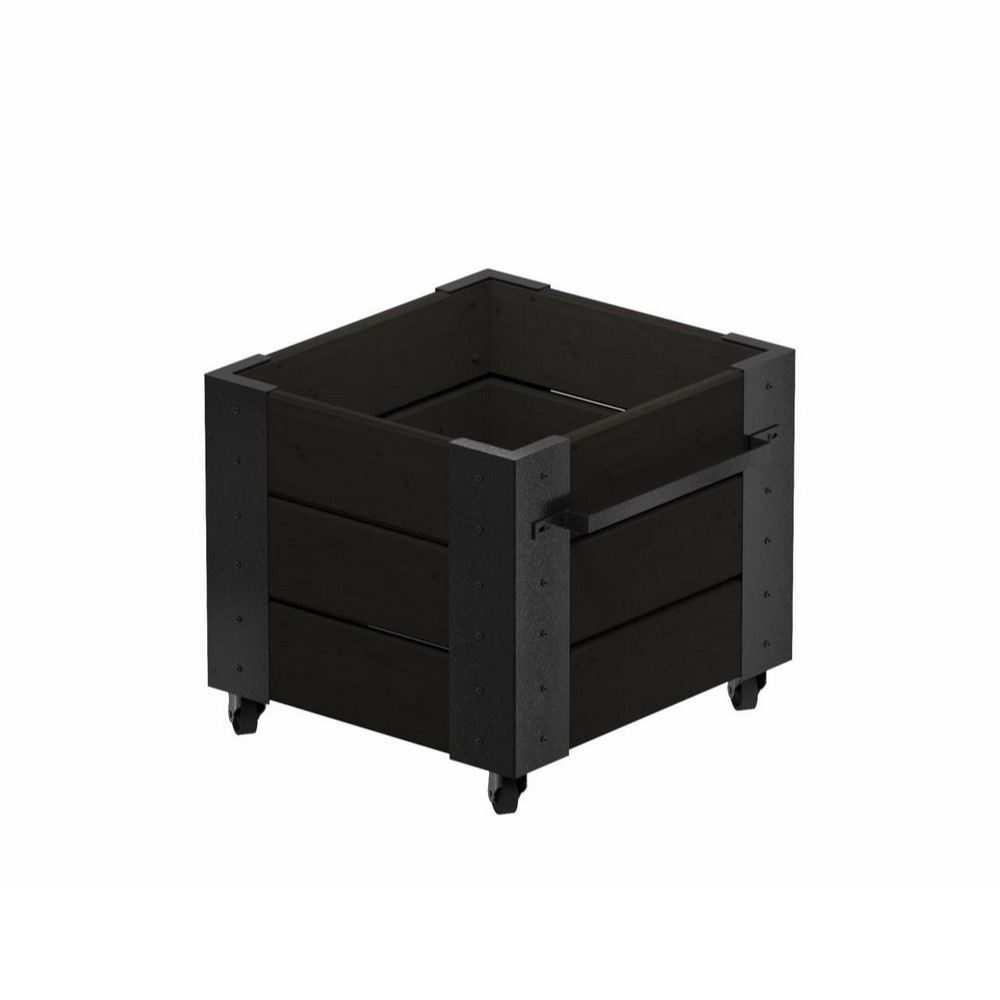 Blomlåda PLUS Cubic 46x50x45 cm Svart