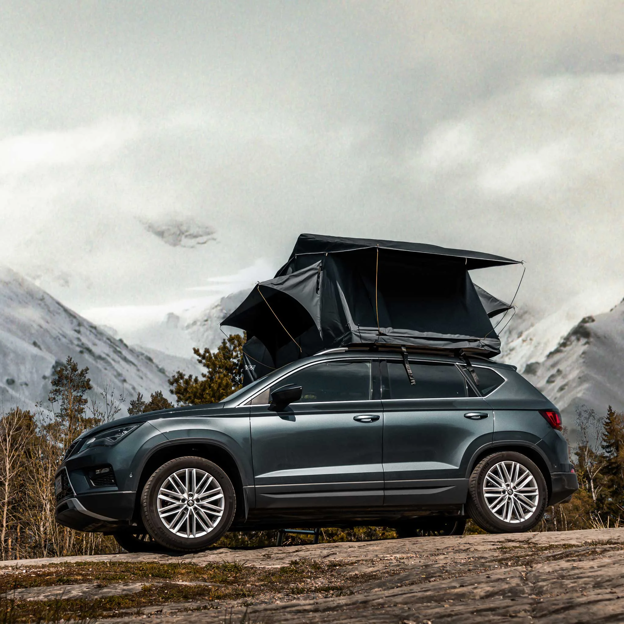 Taktält Trekker Camper M, grön Grön