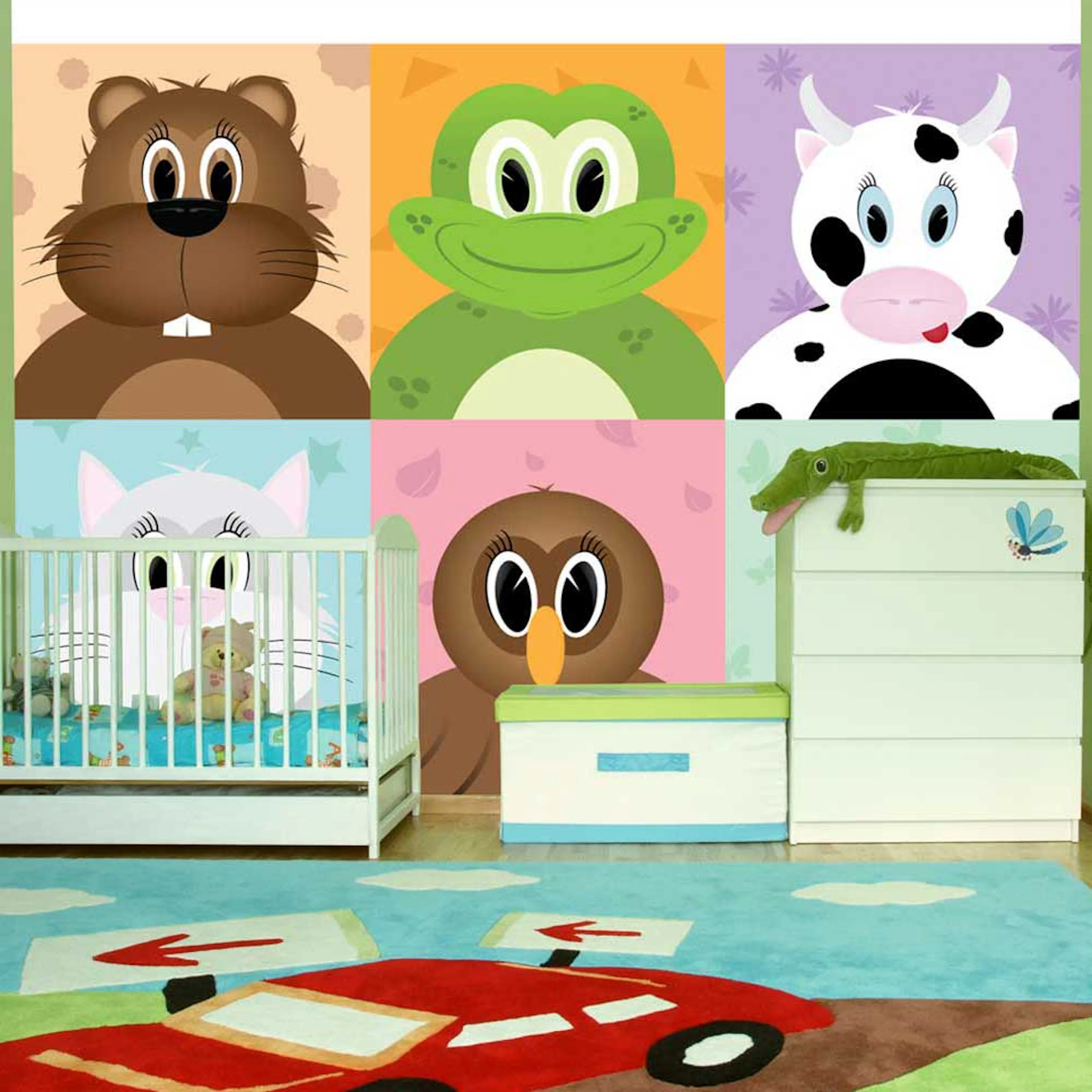 Fototapet Arkiio Cheerful Animals